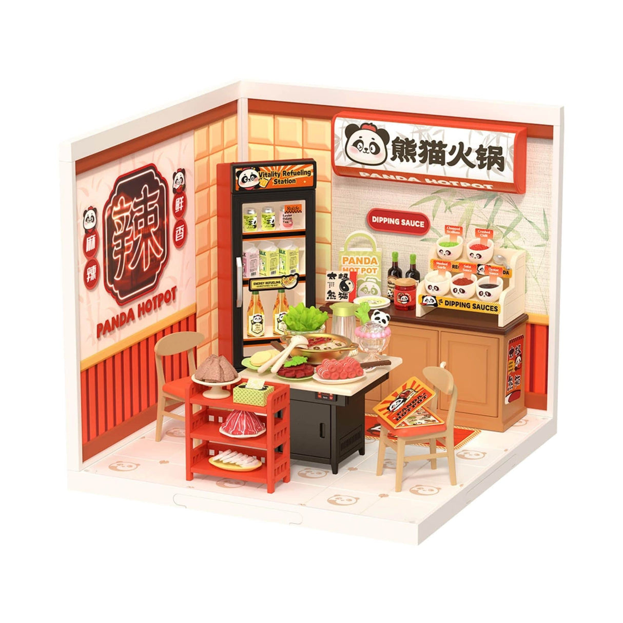 Rolife Super Creator - Casas Miniatura Panda Hot Pot