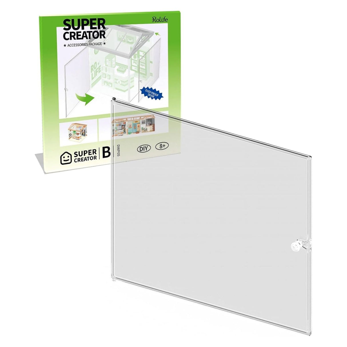 Rolife Super Creator - Casas Miniatura Puerta Anti Polvo x2