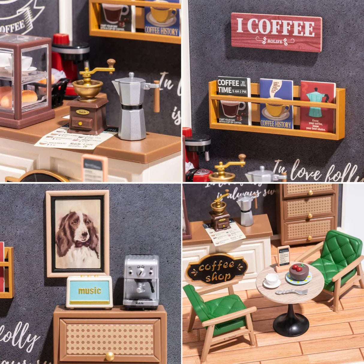 Rolife Super Creator - Casas Miniatura Breezy Time Café