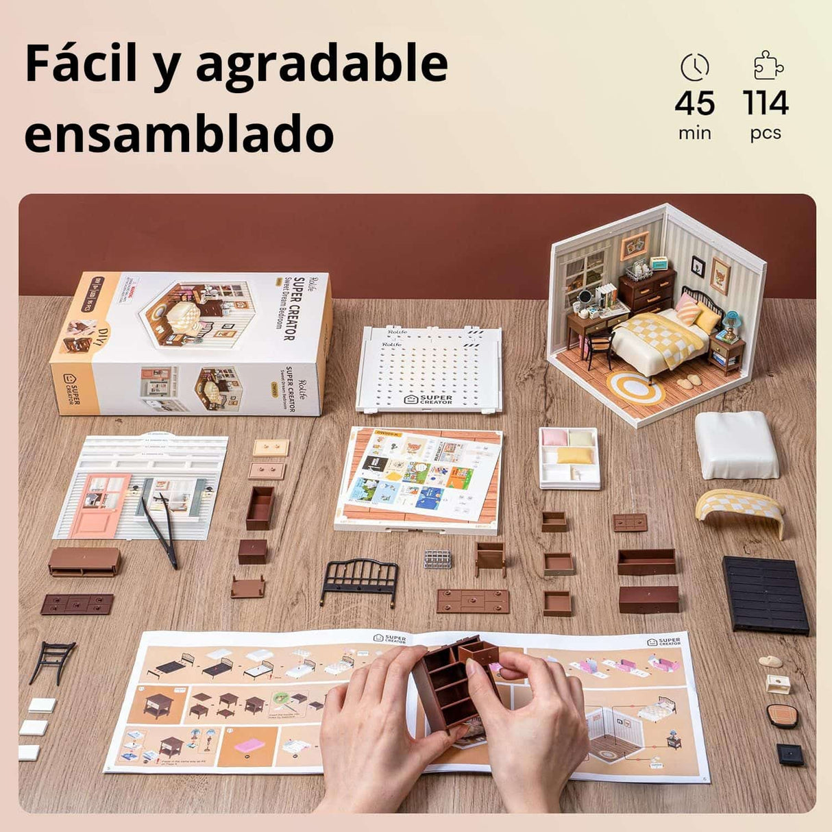 Rolife Super Creator - Casas Miniatura Sweet Dream Bedroom