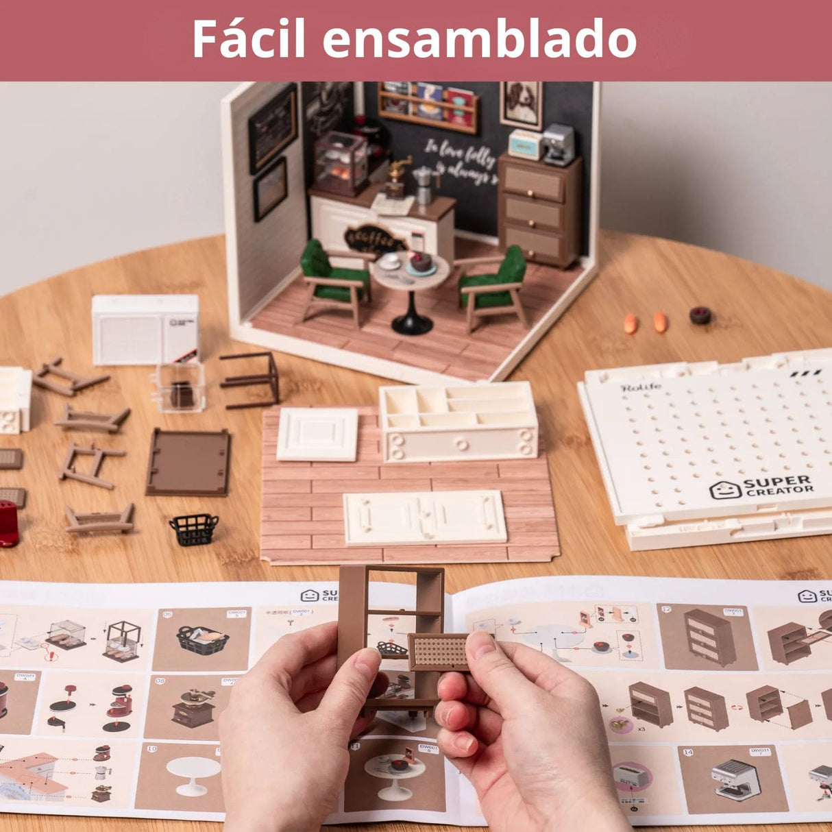 Rolife Super Creator - Casas Miniatura Breezy Time Café