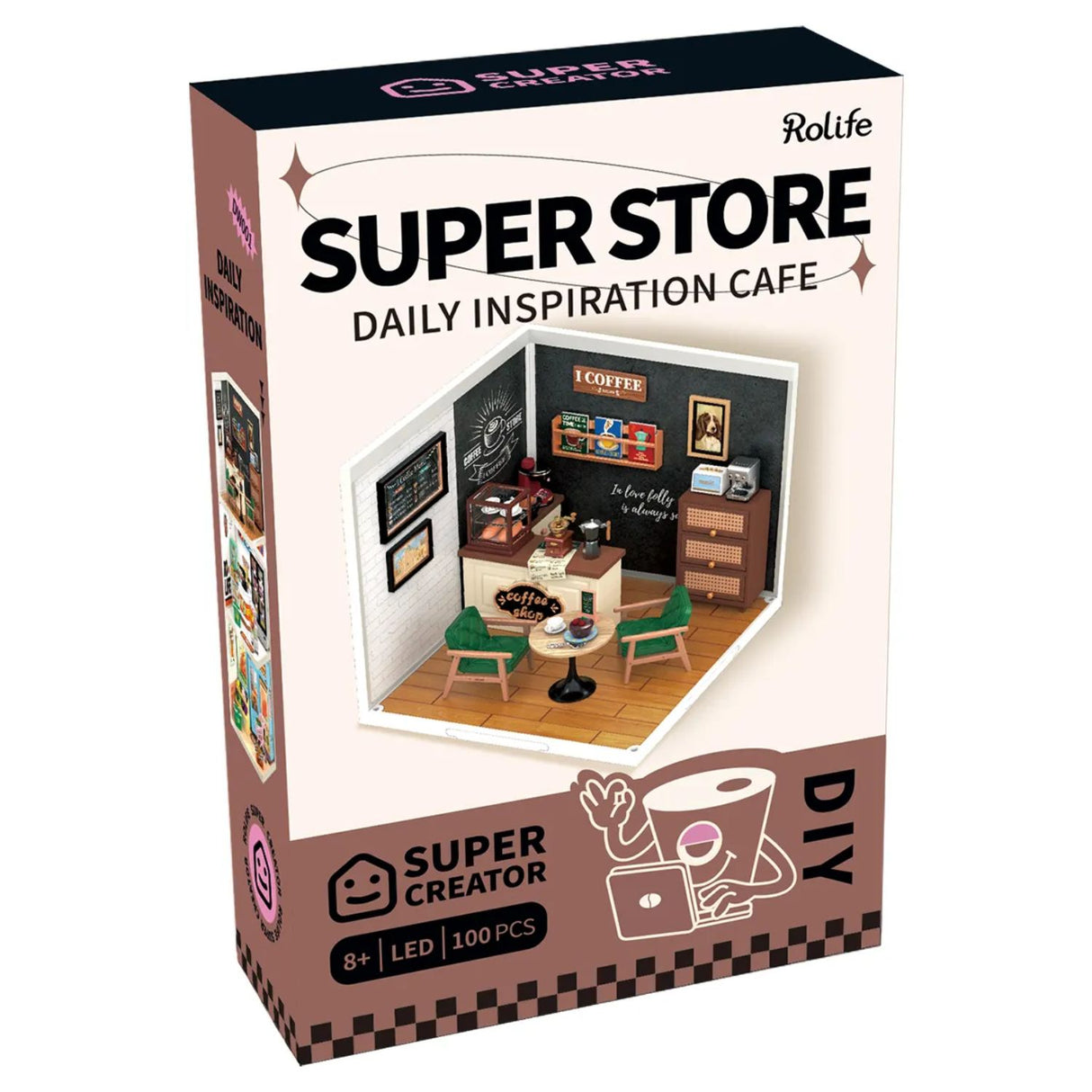 Rolife Super Creator - Casas Miniatura Breezy Time Café