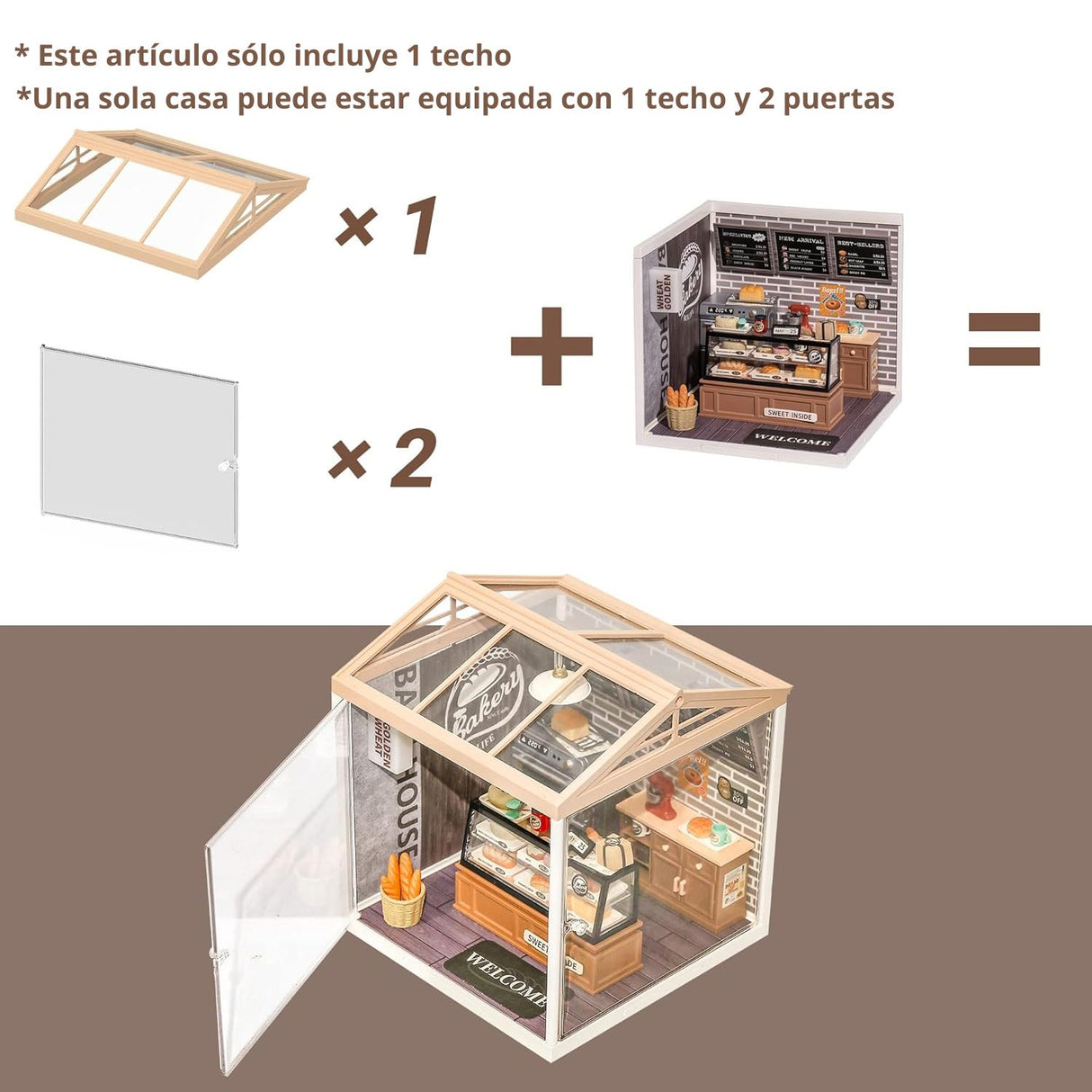 Rolife Super Creator - Casas Miniatura Techo B