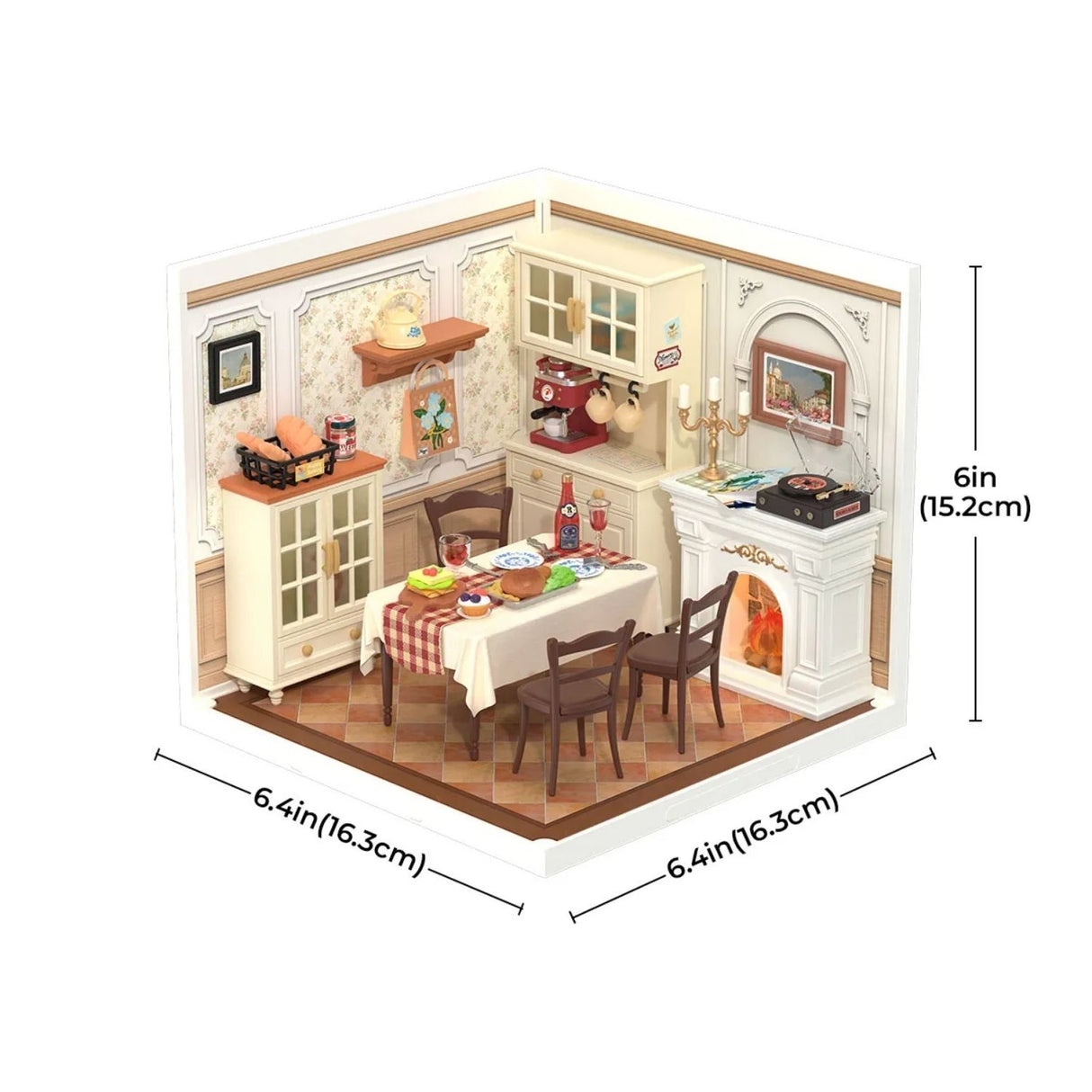 Rolife Super Creator - Casas Miniatura Warm Dining Room