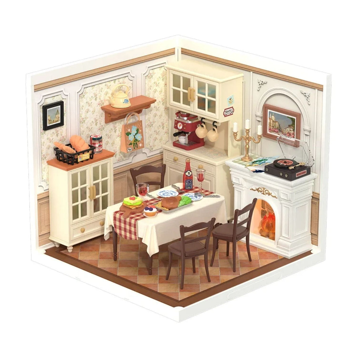 Rolife Super Creator - Casas Miniatura Warm Dining Room