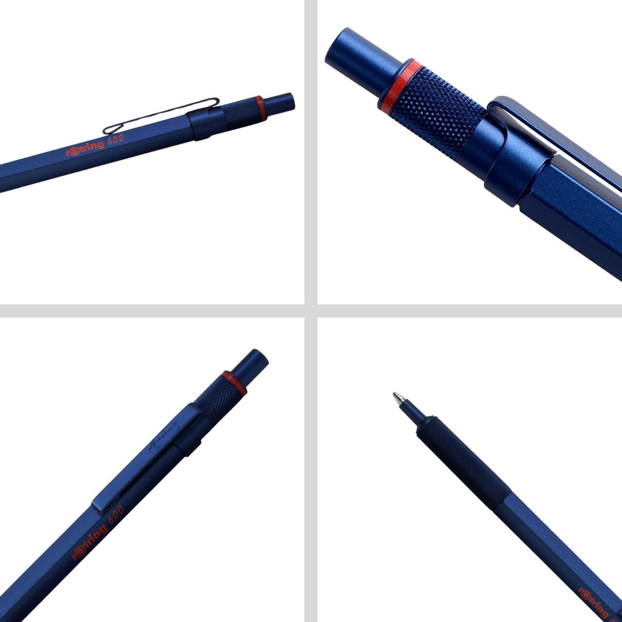 Rotring 600 - Bolígrafo Punta Media Punta Media Cuerpo Azul