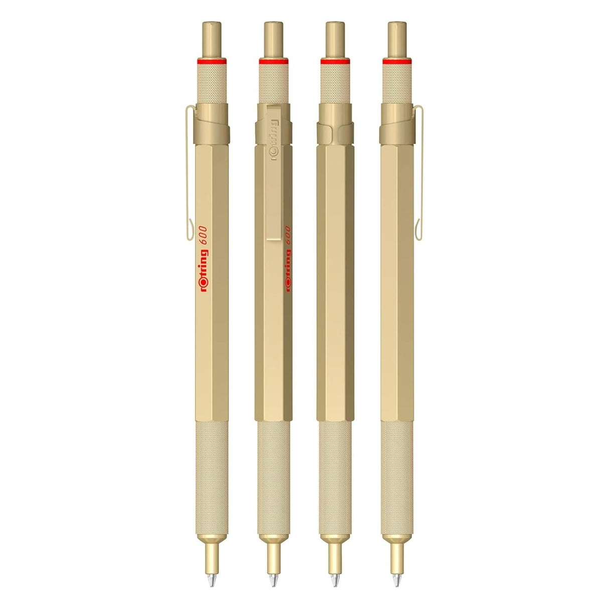 Rotring 600 - Bolígrafo Punta Media Punta Media Cuerpo Color Oro