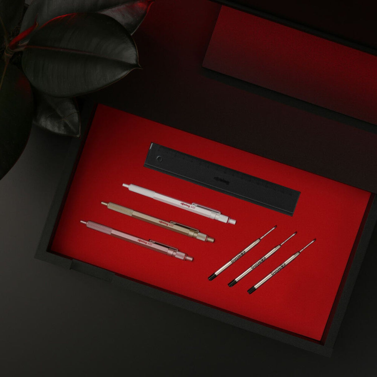 Rotring 600 - Bolígrafo Punta Media Punta Media Cuerpo Color Oro Rosa