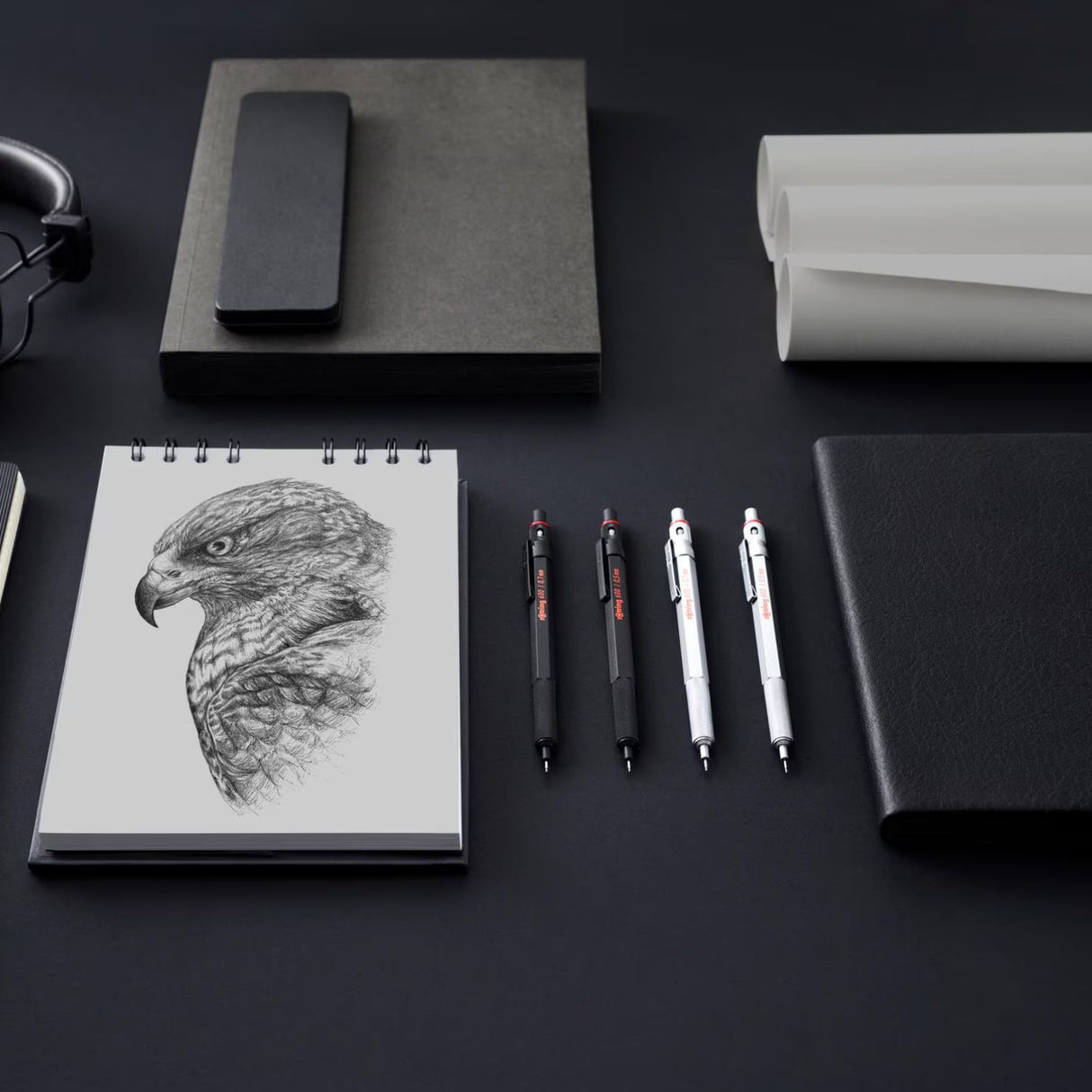 Rotring 600 - Bolígrafo Punta Media Punta Media Cuerpo Plata