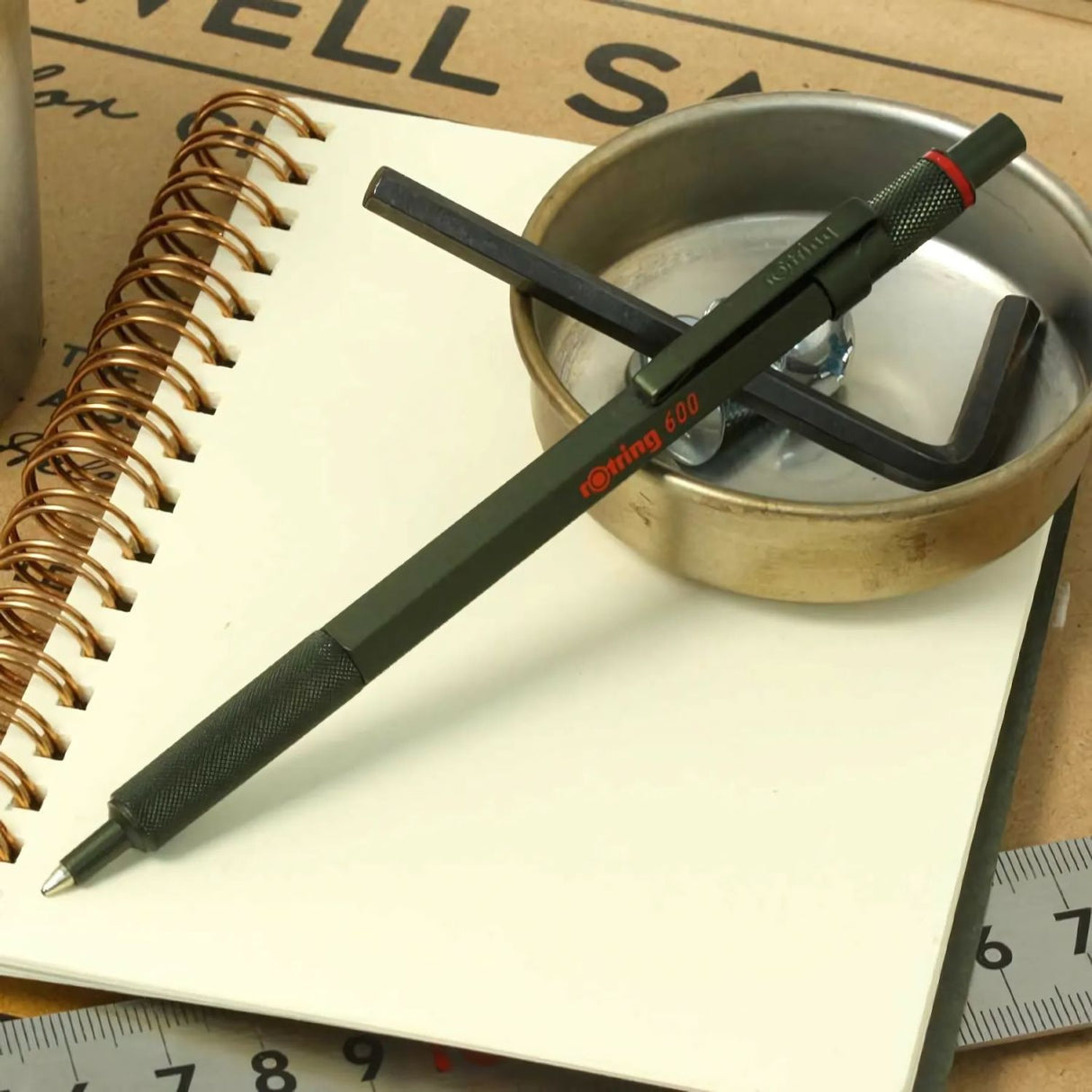 Rotring 600 - Bolígrafo Punta Media Punta Media Cuerpo Verde