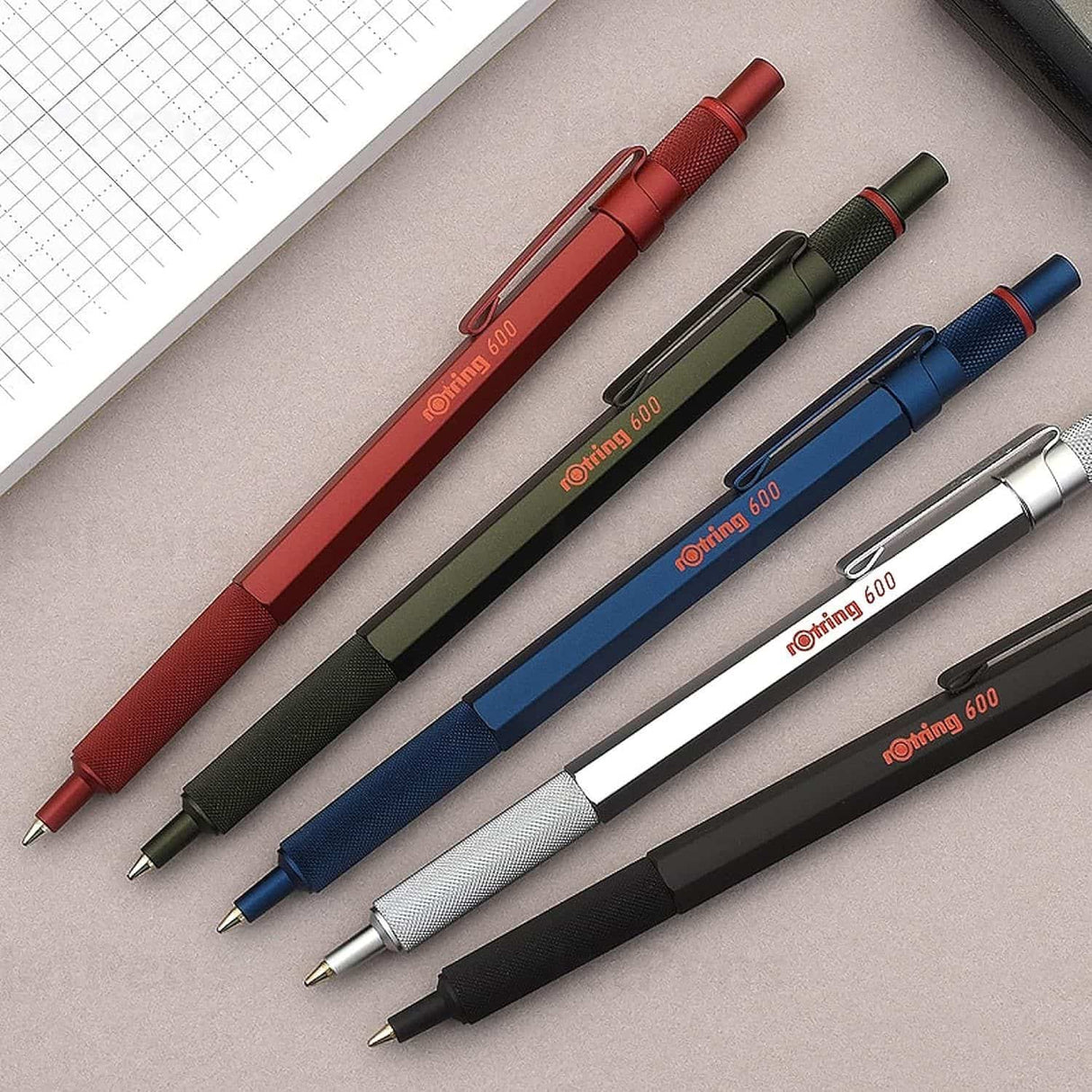 Rotring 600 - Bolígrafo Punta Media Punta Media Cuerpo Verde