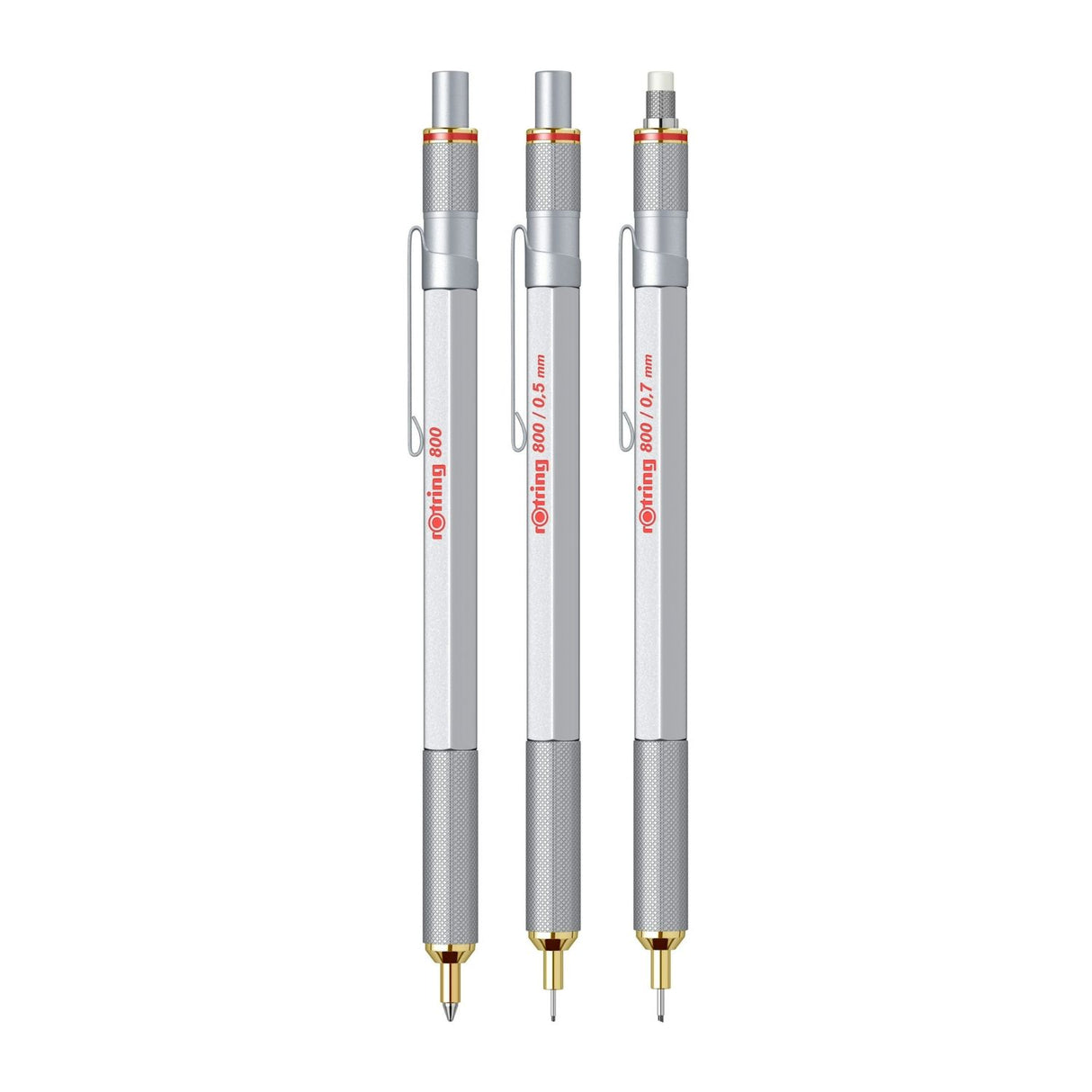 Rotring 800 - Bolígrafo Punta Media Punta Media Cuerpo Plata