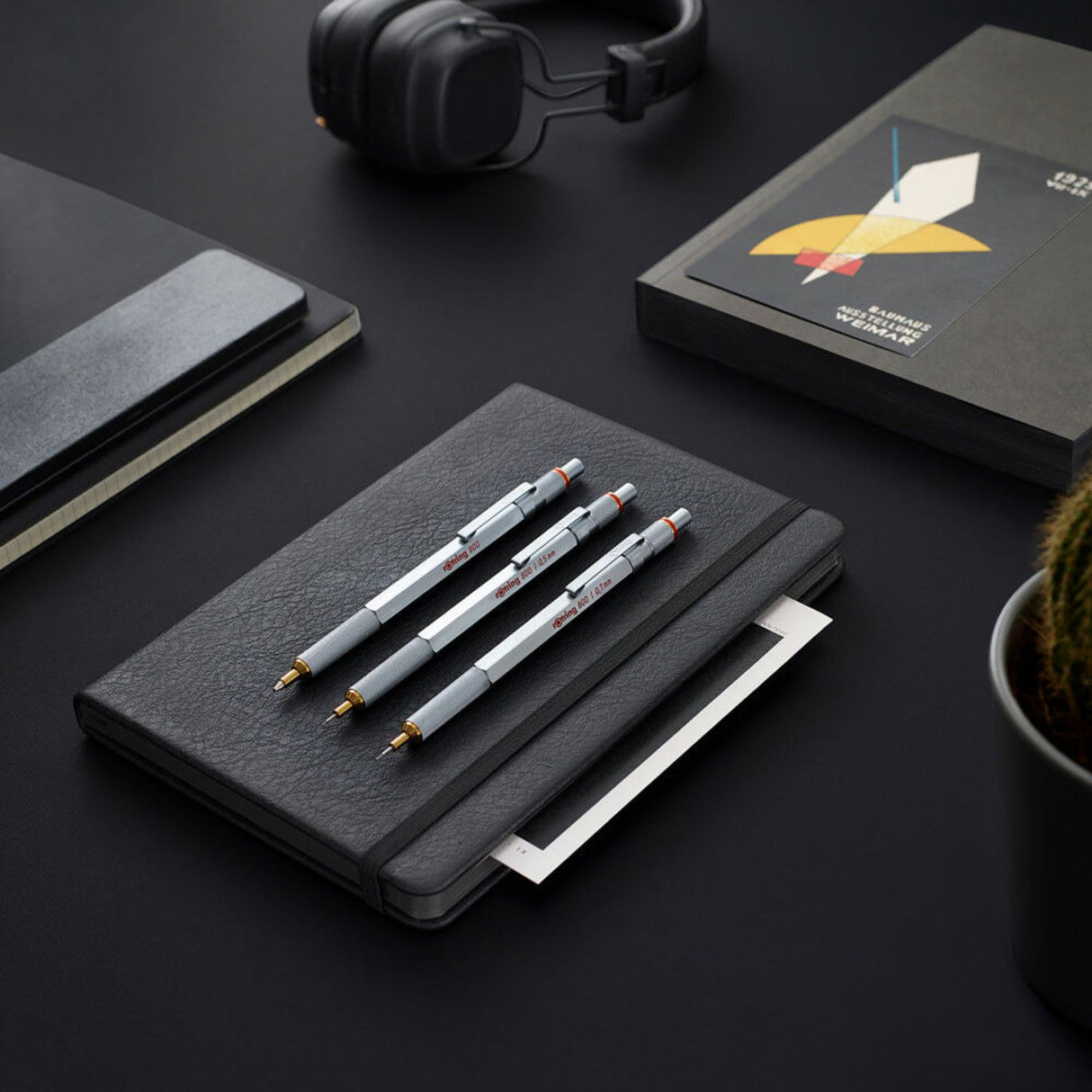 Rotring 800 - Bolígrafo Punta Media Punta Media Cuerpo Plata