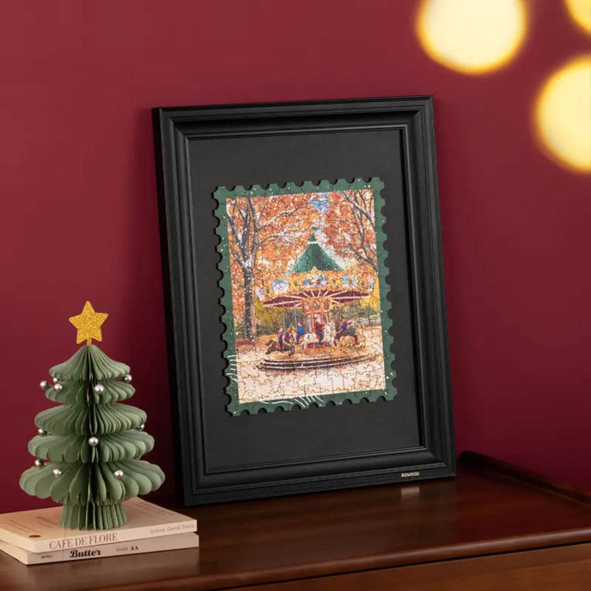 Rowood - Puzzle de Madera Golden Autumn Carousel