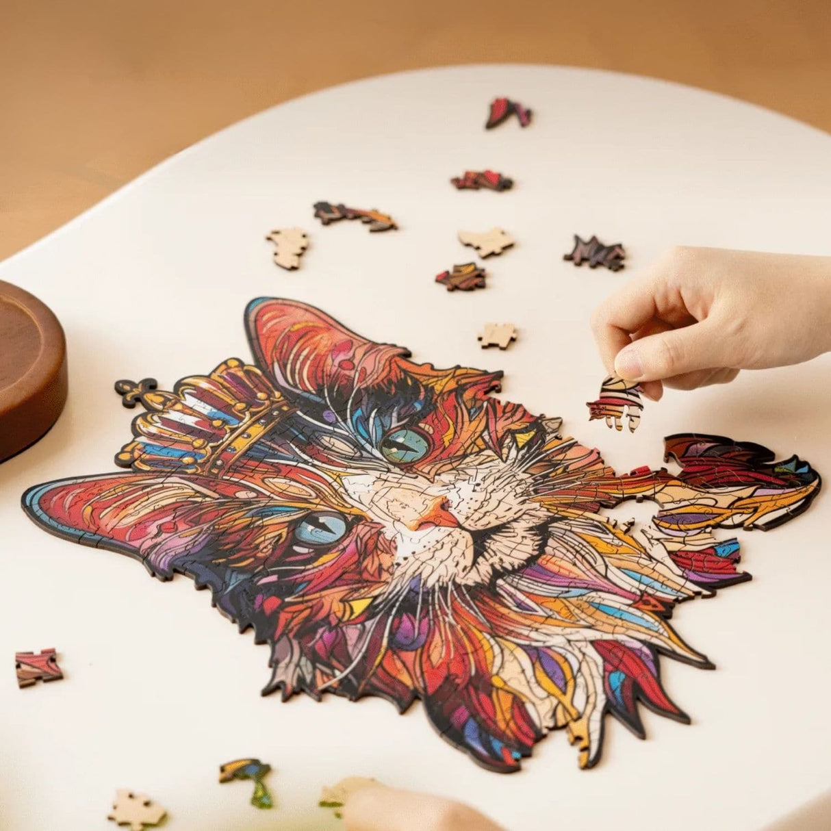 Rowood - Puzzle de Madera King Cat