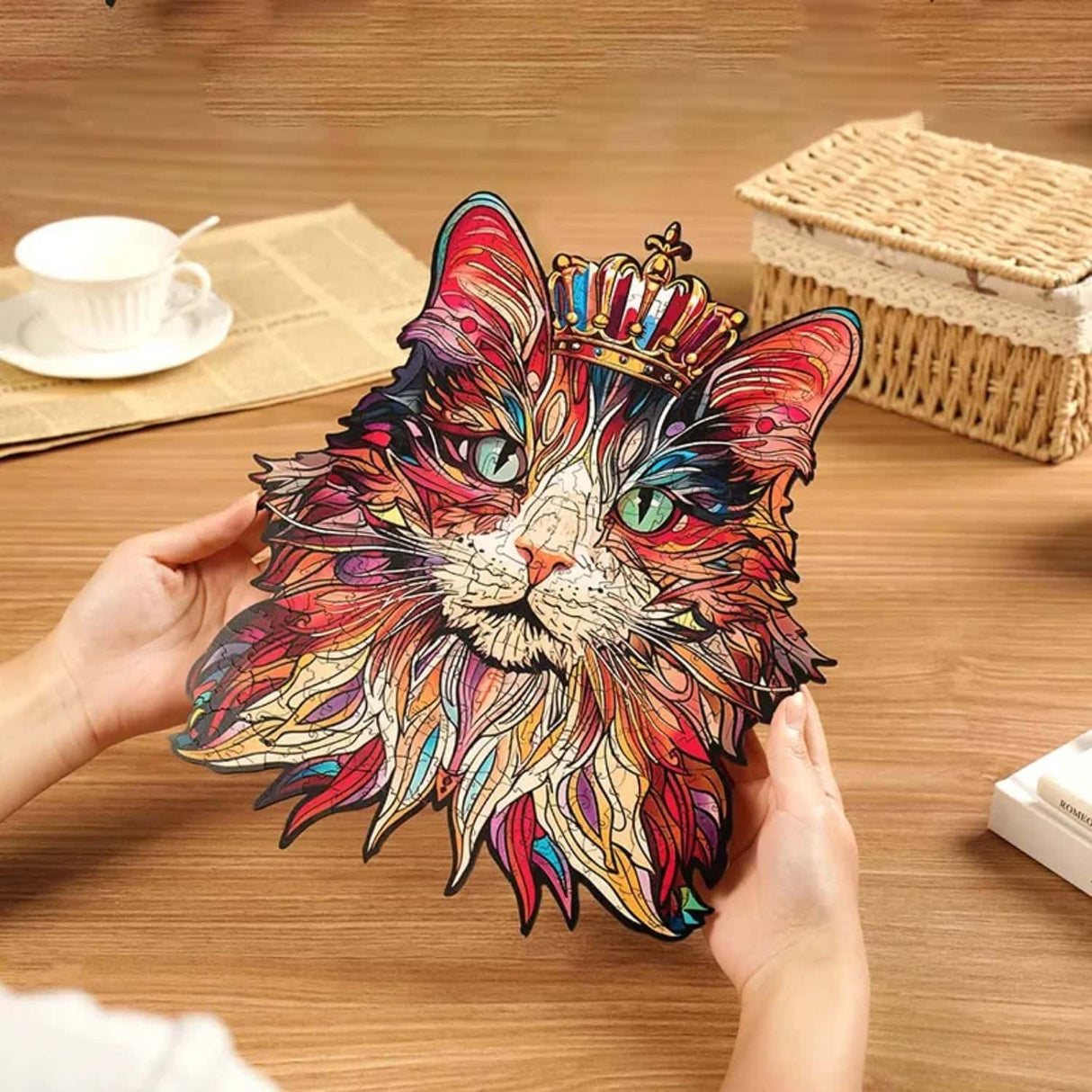 Rowood - Puzzle de Madera King Cat