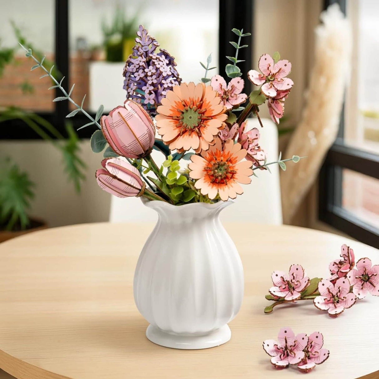 Rowood Wooden Bloom Craft - Miniatura Armable Flor Sakura