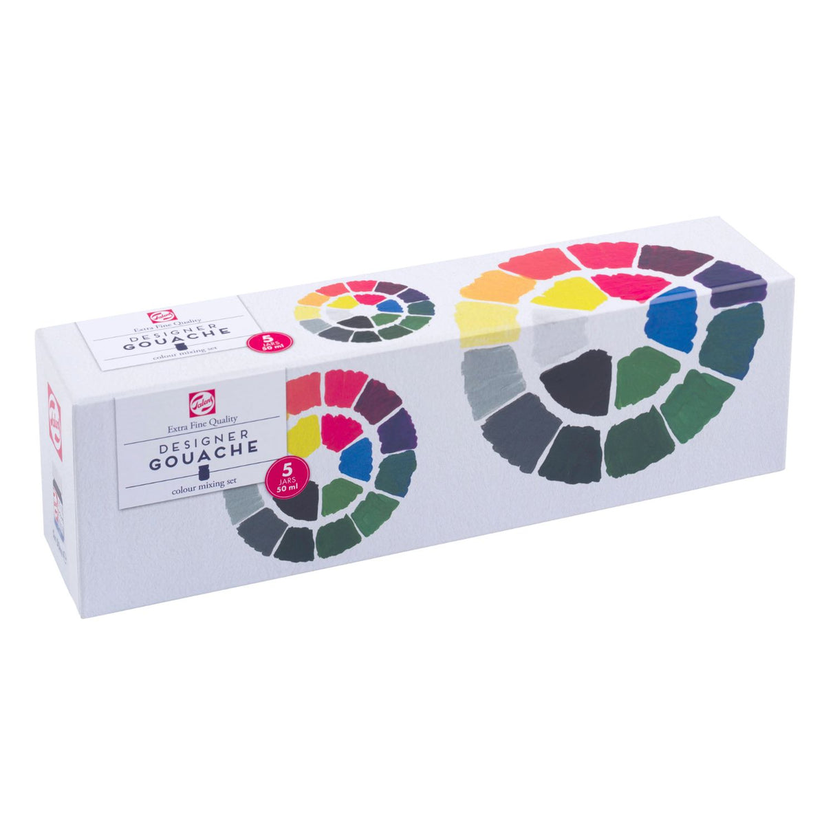 Talens - Set 5 Pinturas Gouache Colores Primarios Frascos 50 ml