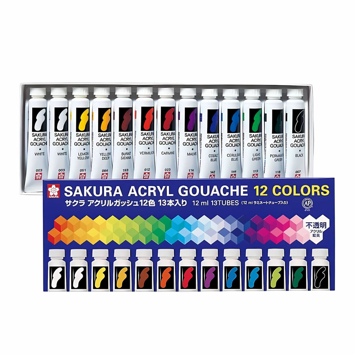 Sakura Acryl Gouache - Set 12 Pinturas Gouache