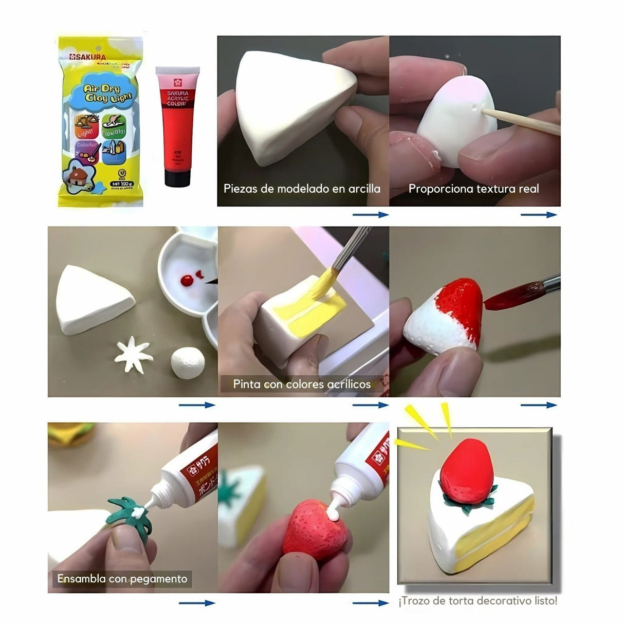 Sakura - Arcilla de Secado al Aire 100 g