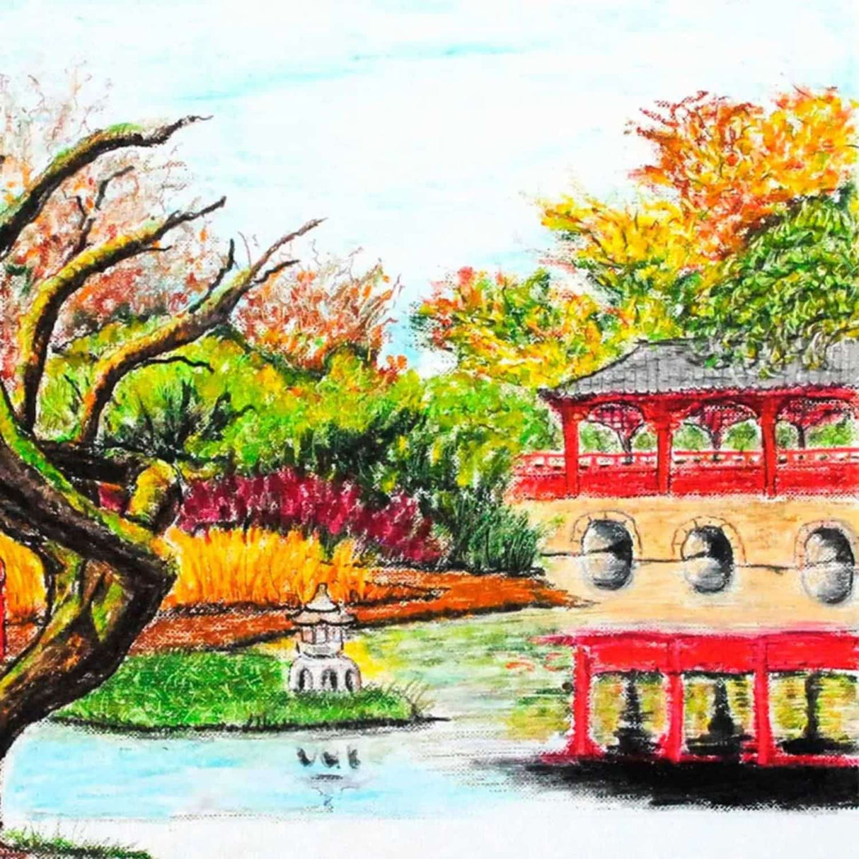 Sakura Cray-Pas - Set 16 Pasteles al Óleo Expressionist