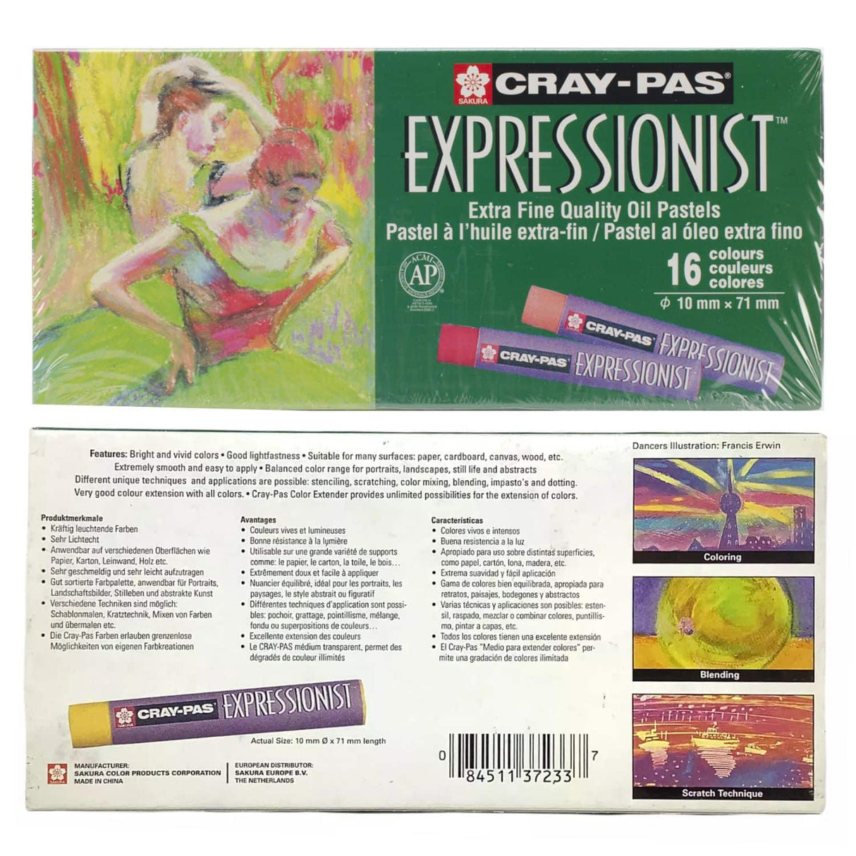 Sakura Cray-Pas - Set 16 Pasteles al Óleo Expressionist