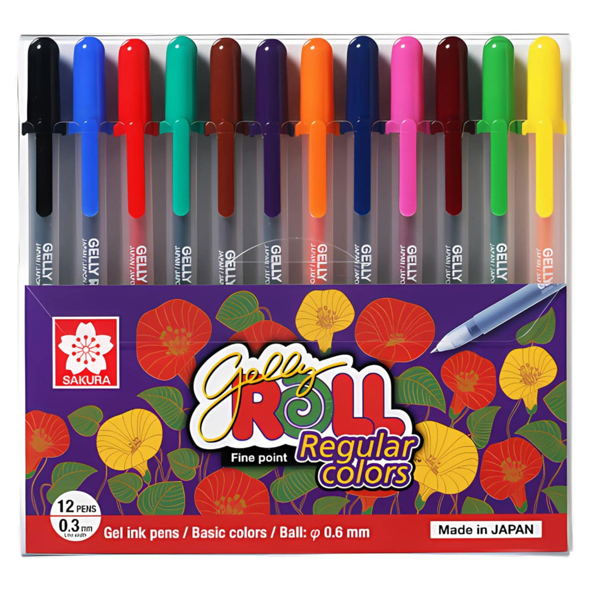 Sakura Gelly Roll - Set 12 Lápices Tinta Gel Regular Colors