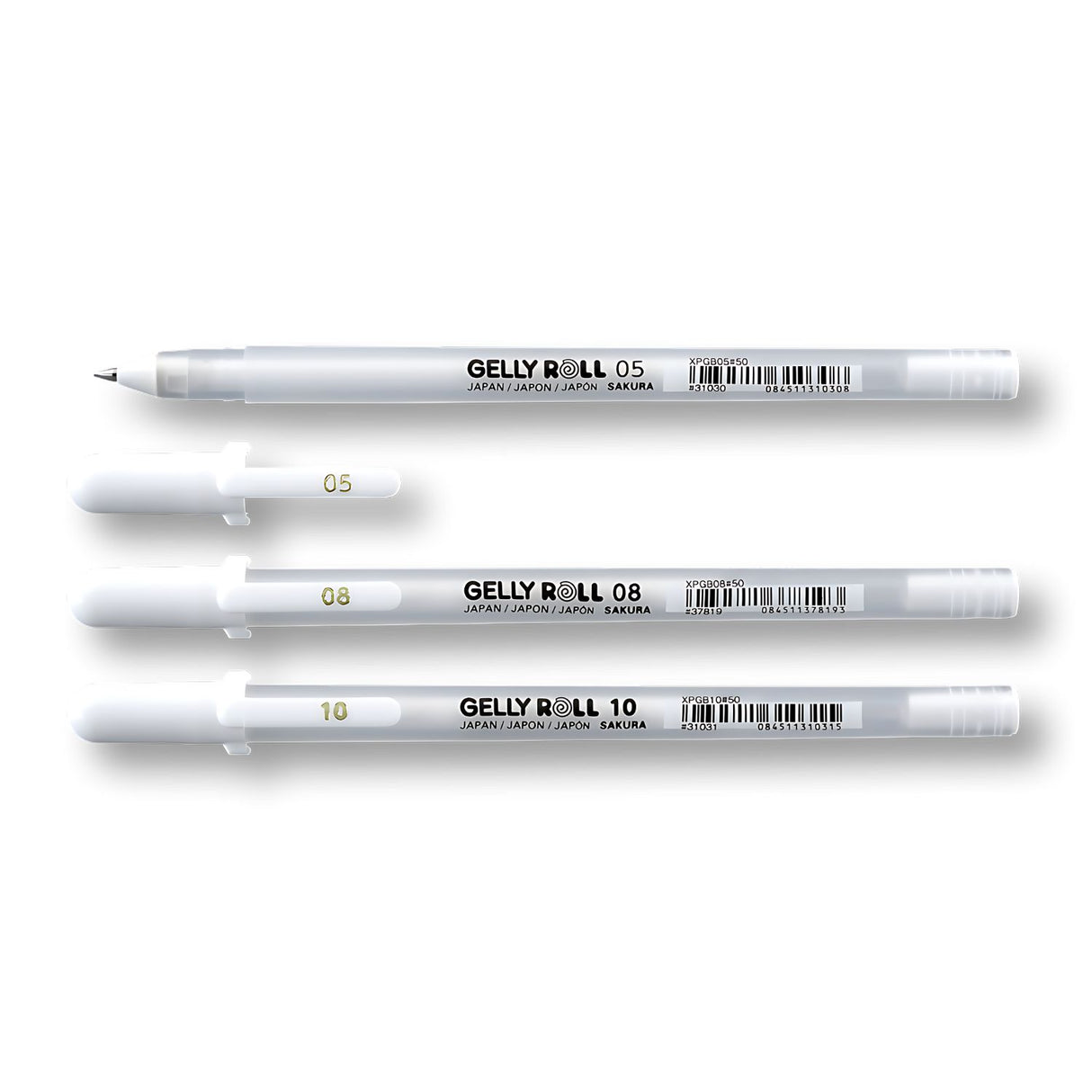 Sakura Gelly Roll - Set 3 Lápices Tinta Gel Blancos