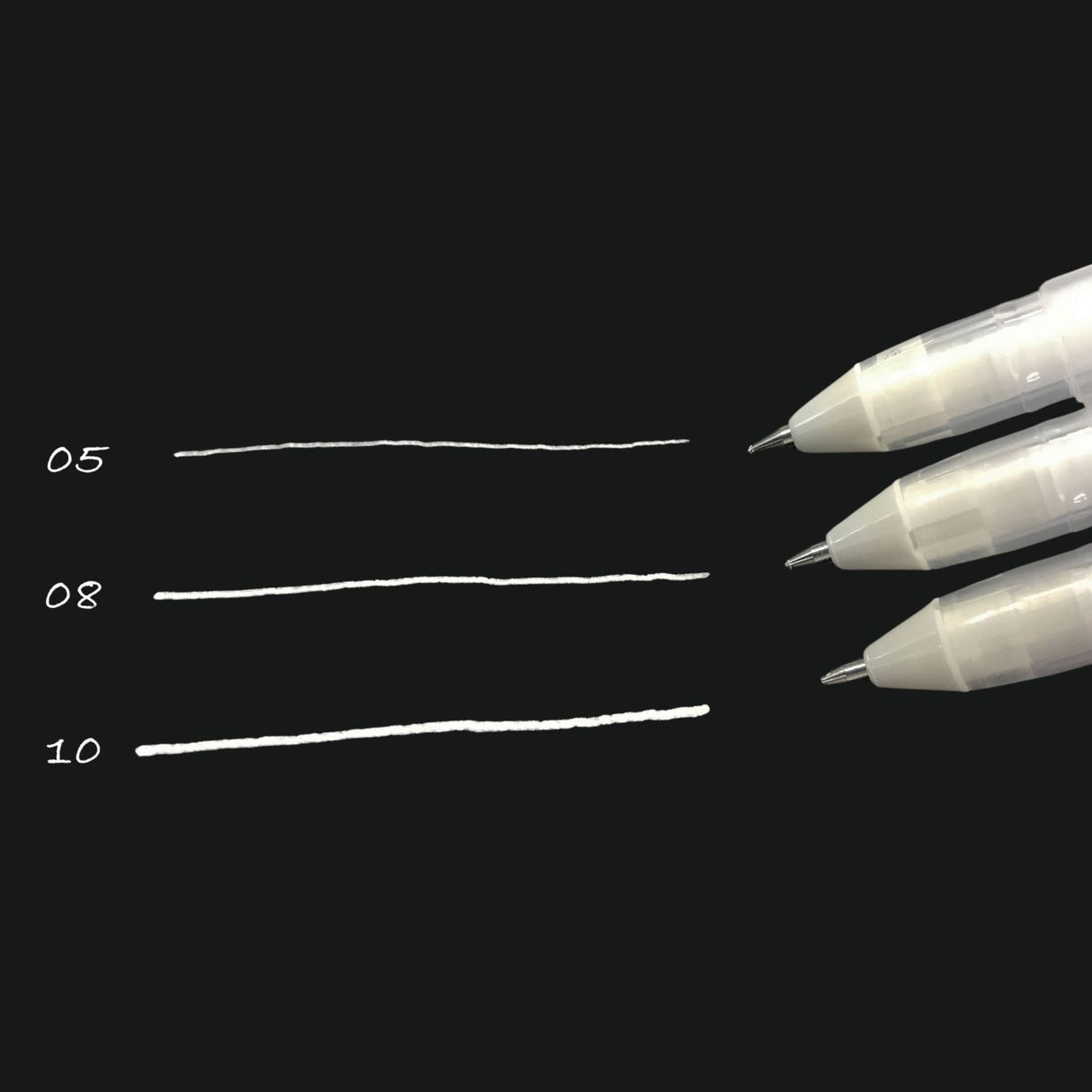 Sakura Gelly Roll - Set 3 Lápices Tinta Gel Blancos