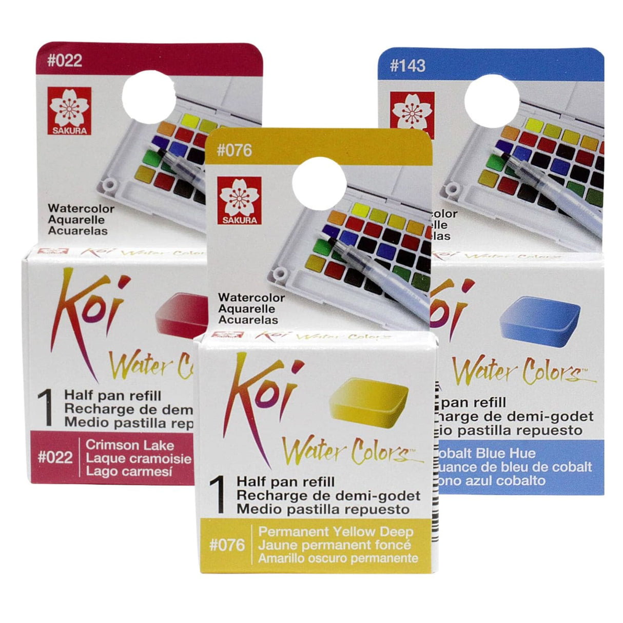 Sakura Koi - Acuarela Recarga 1/2 Pastilla