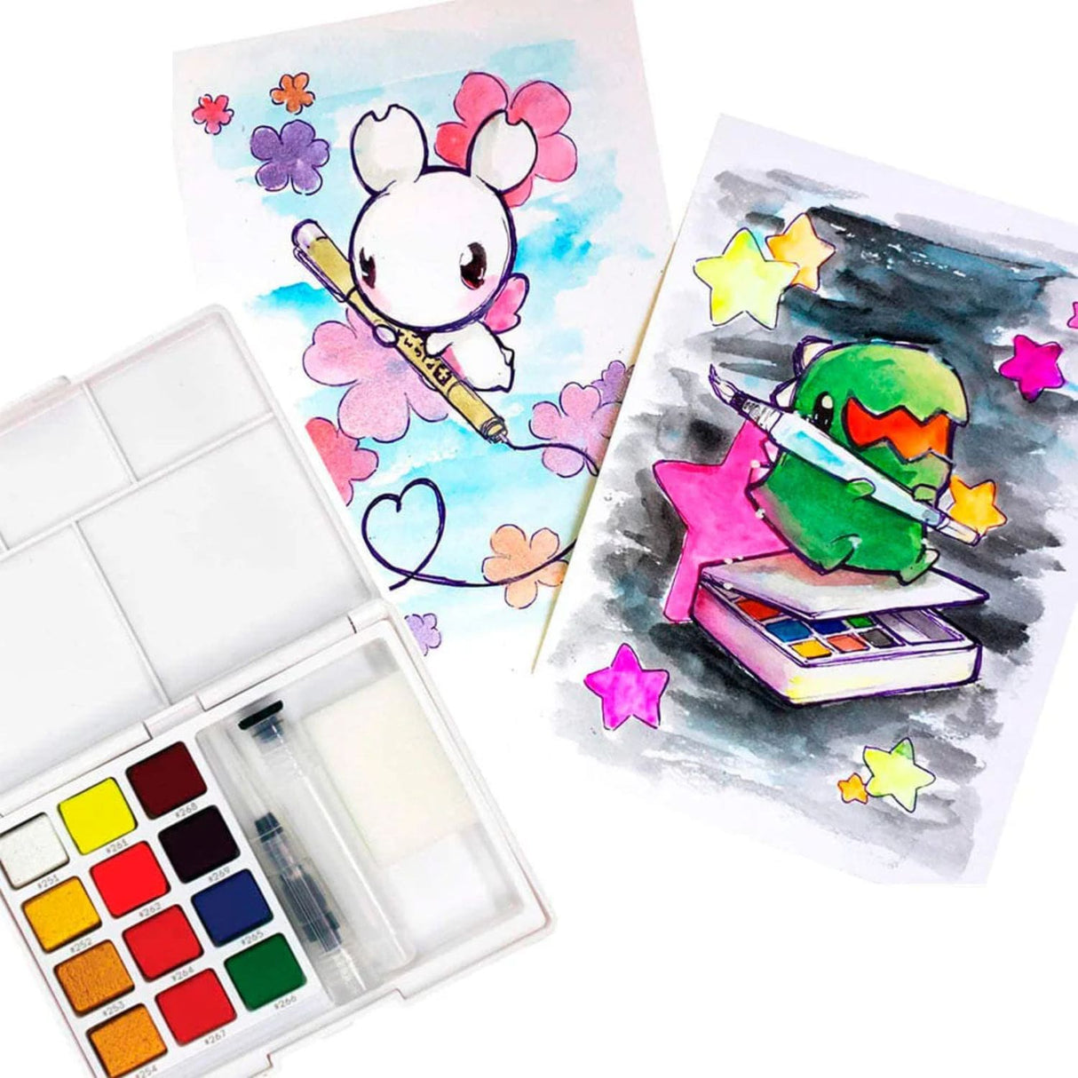 Sakura Koi - Set 12 Acuarelas Colores Creativos