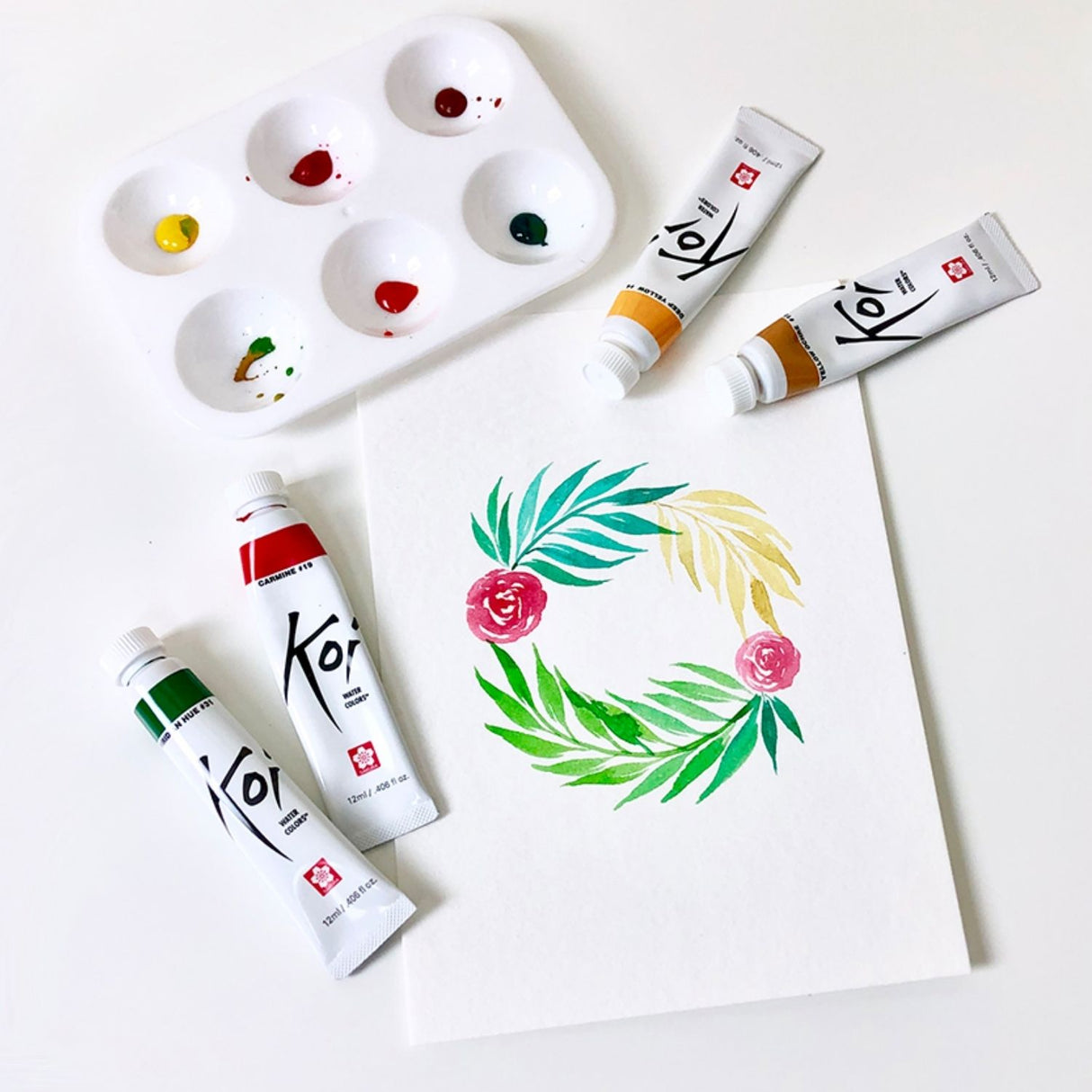 Sakura Koi - Set 18 Acuarelas Water Colors Tubos de 12 ml