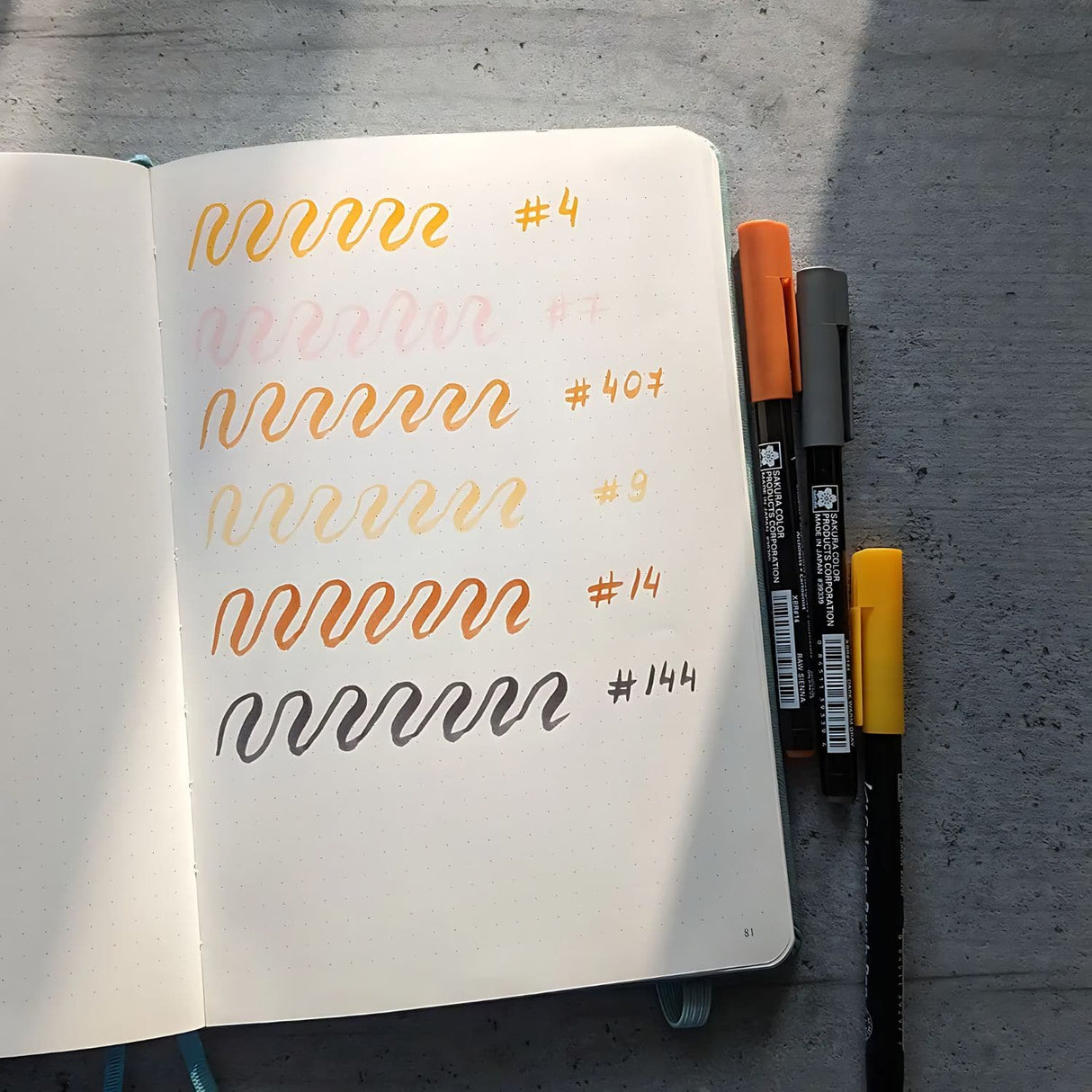 Sakura Koi - Set 6 Marcadores Coloring Brush Pens Portrait (Retrato)