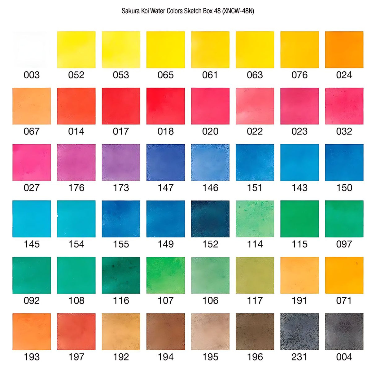 Sakura Koi - Set 48 Acuarela Con Accesorios