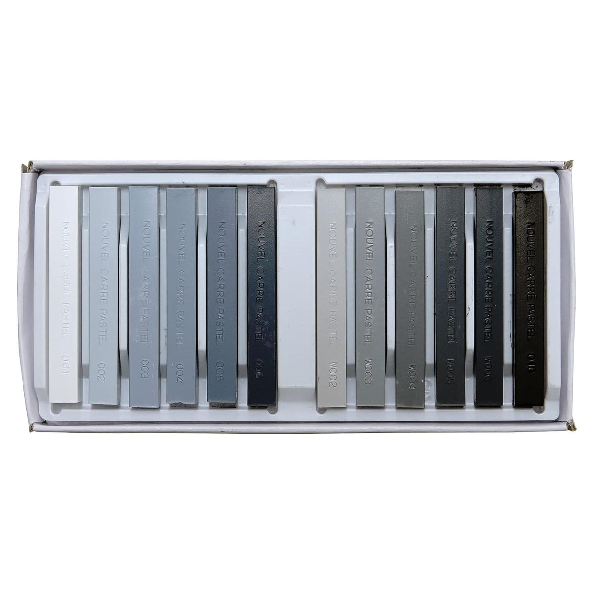 Sakura Nouvel Carre - Set 12 Pasteles Secos en Barra Tonos Grises