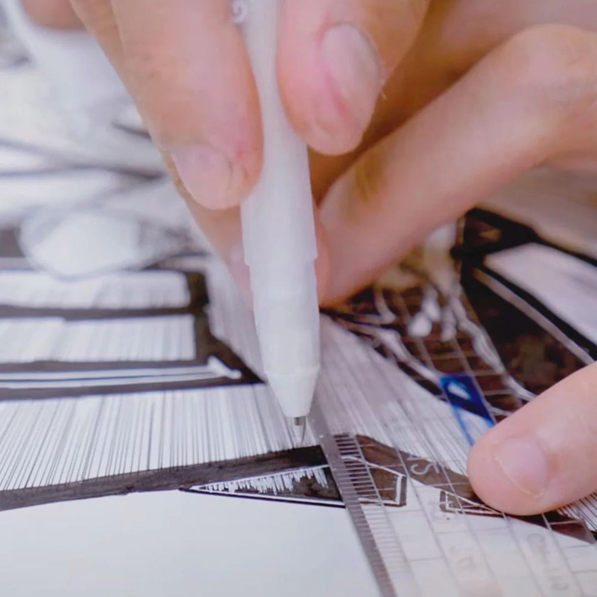 Sakura Pigma - Kit Manga Basic Tiralíneas, Brush Pen y Gelly Roll