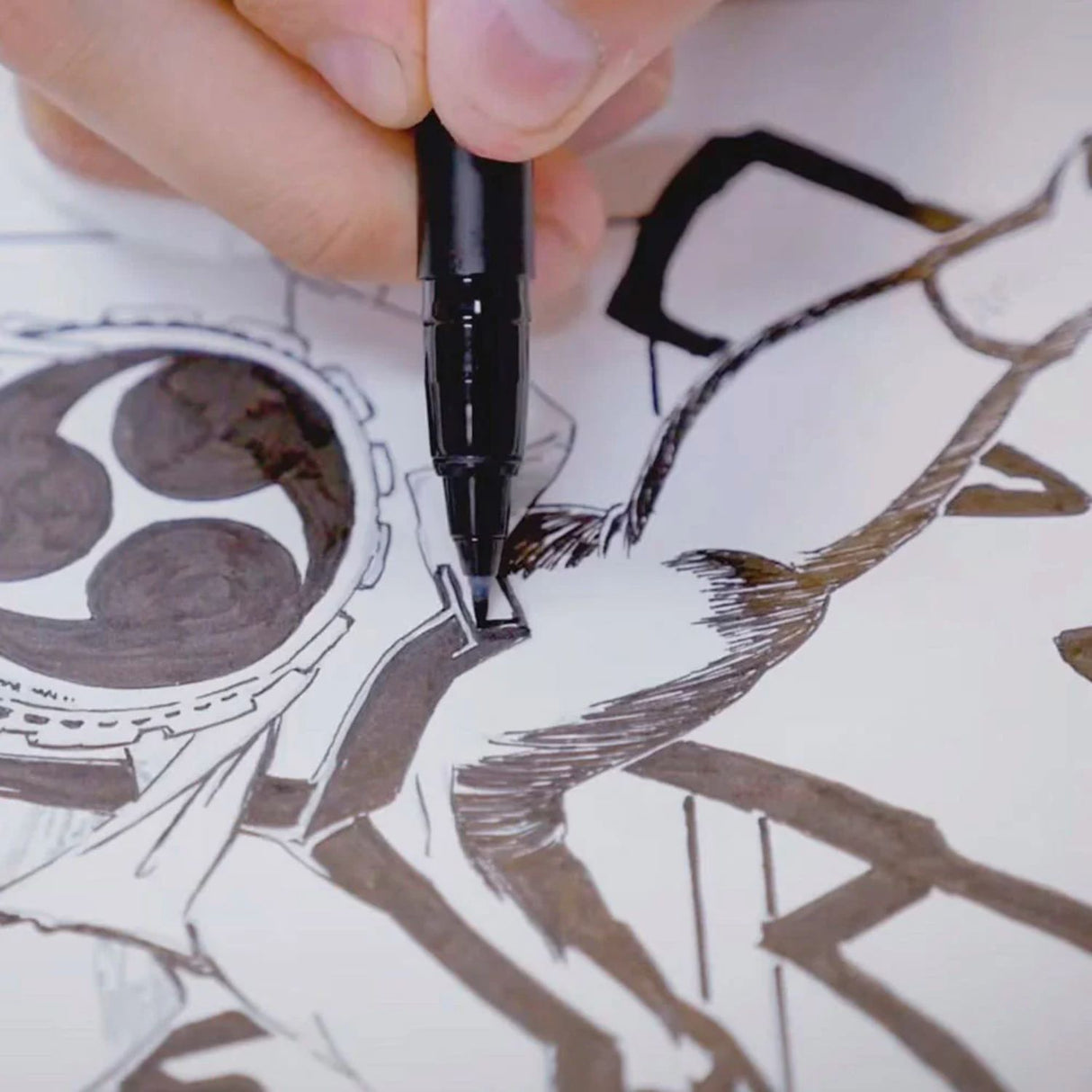 Sakura Pigma - Kit Manga Basic Tiralíneas, Brush Pen y Gelly Roll