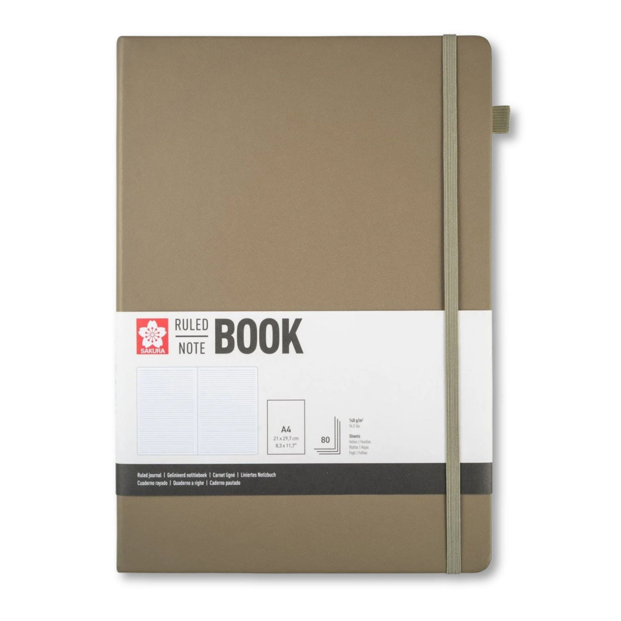 Sakura Ruled Note Book - Libreta Con Líneas