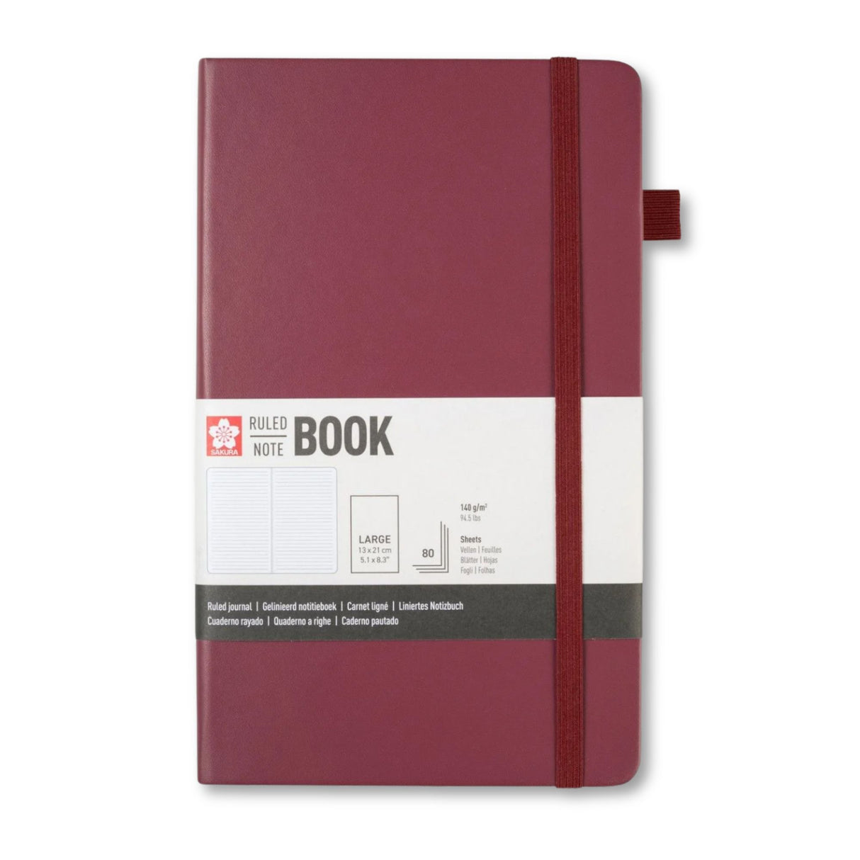 Sakura Ruled Note Book - Libreta Con Líneas