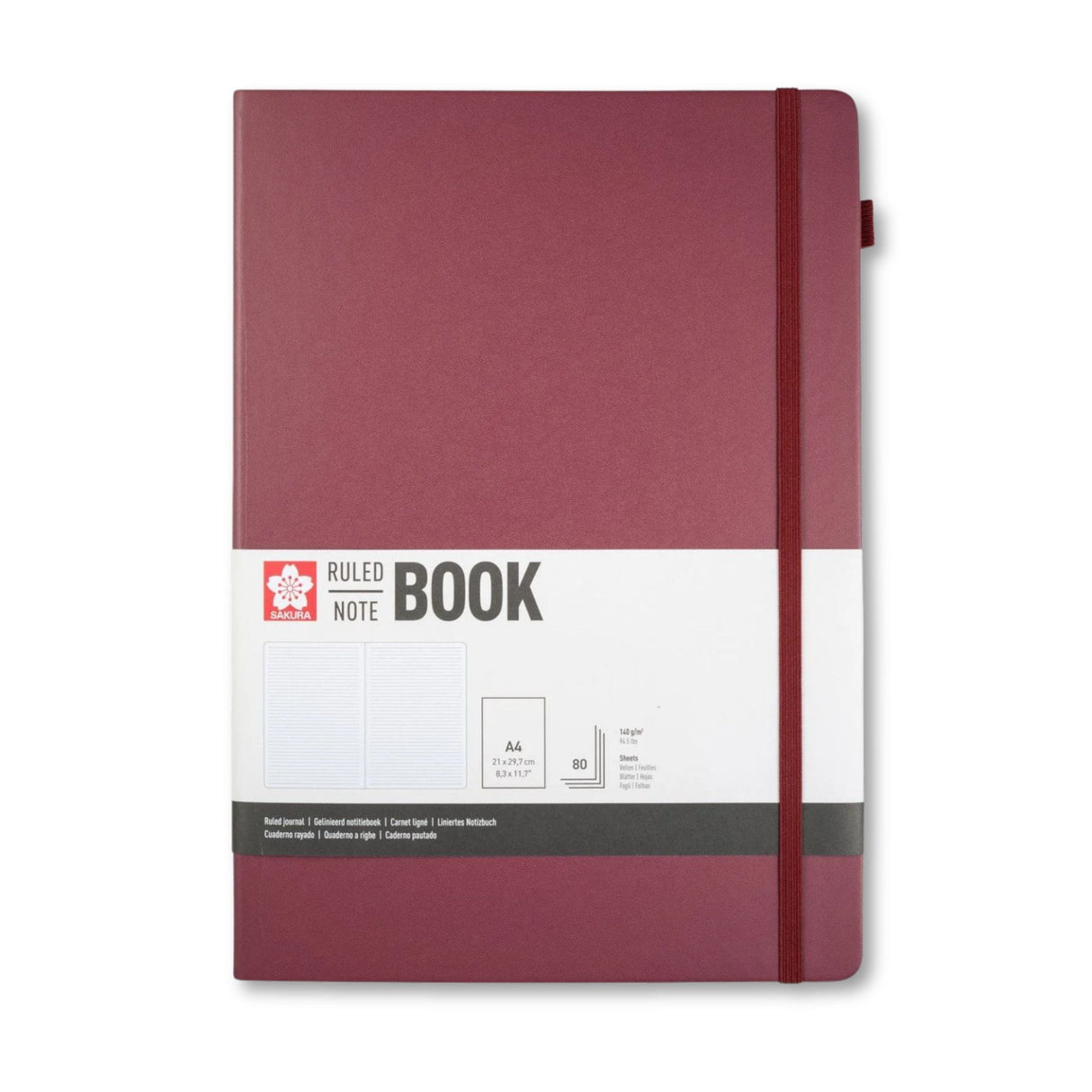 Sakura Ruled Note Book - Libreta Con Líneas