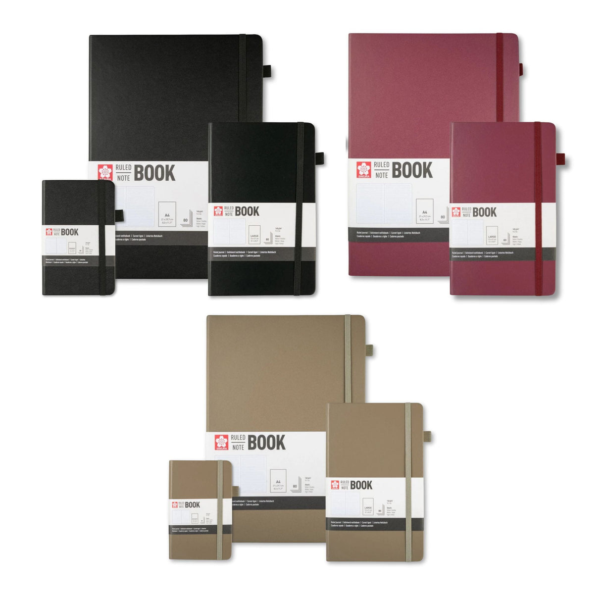 Sakura Ruled Note Book - Libreta Con Líneas