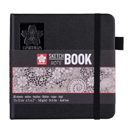 Sakura Sketch Note Book - Sketchbook Papel Blanco/Crema 80 Hojas, 140 g/m2