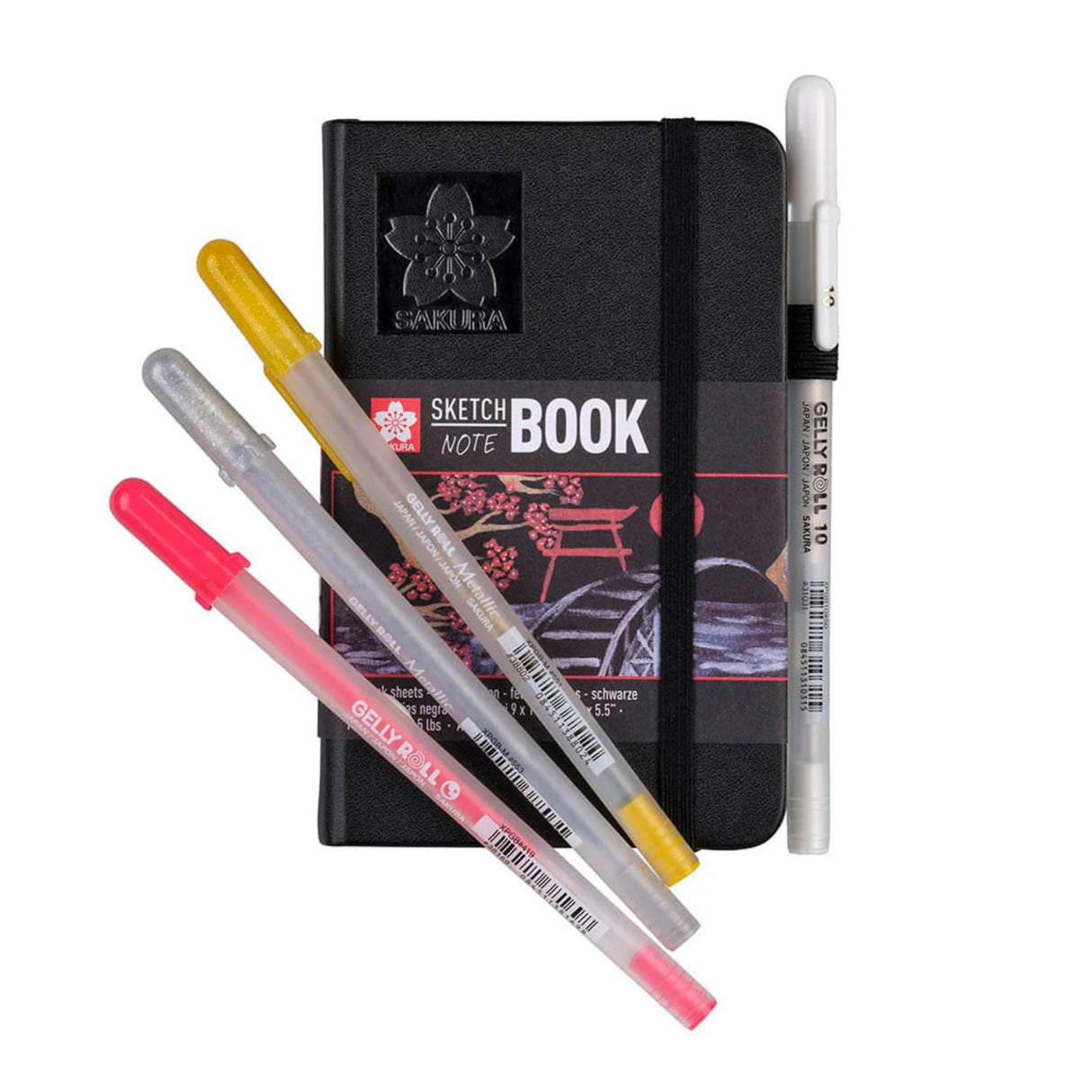 Sakura Sketch Note Book - Sketchbook PAPEL NEGRO 80 Hojas, 140 g/m2