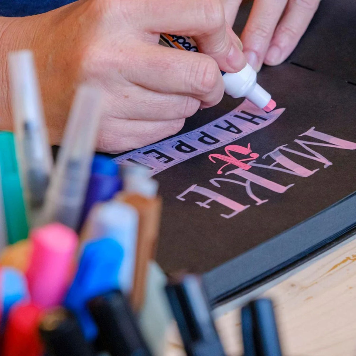 Sakura Sketch Note Book - Sketchbook PAPEL NEGRO 80 Hojas, 140 g/m2