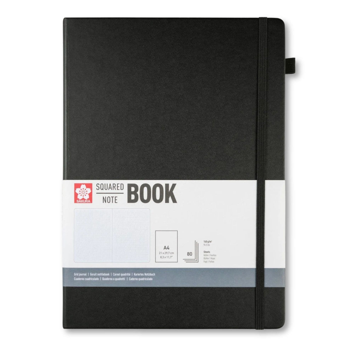 Sakura Squared Note Book - Libreta Cuadros