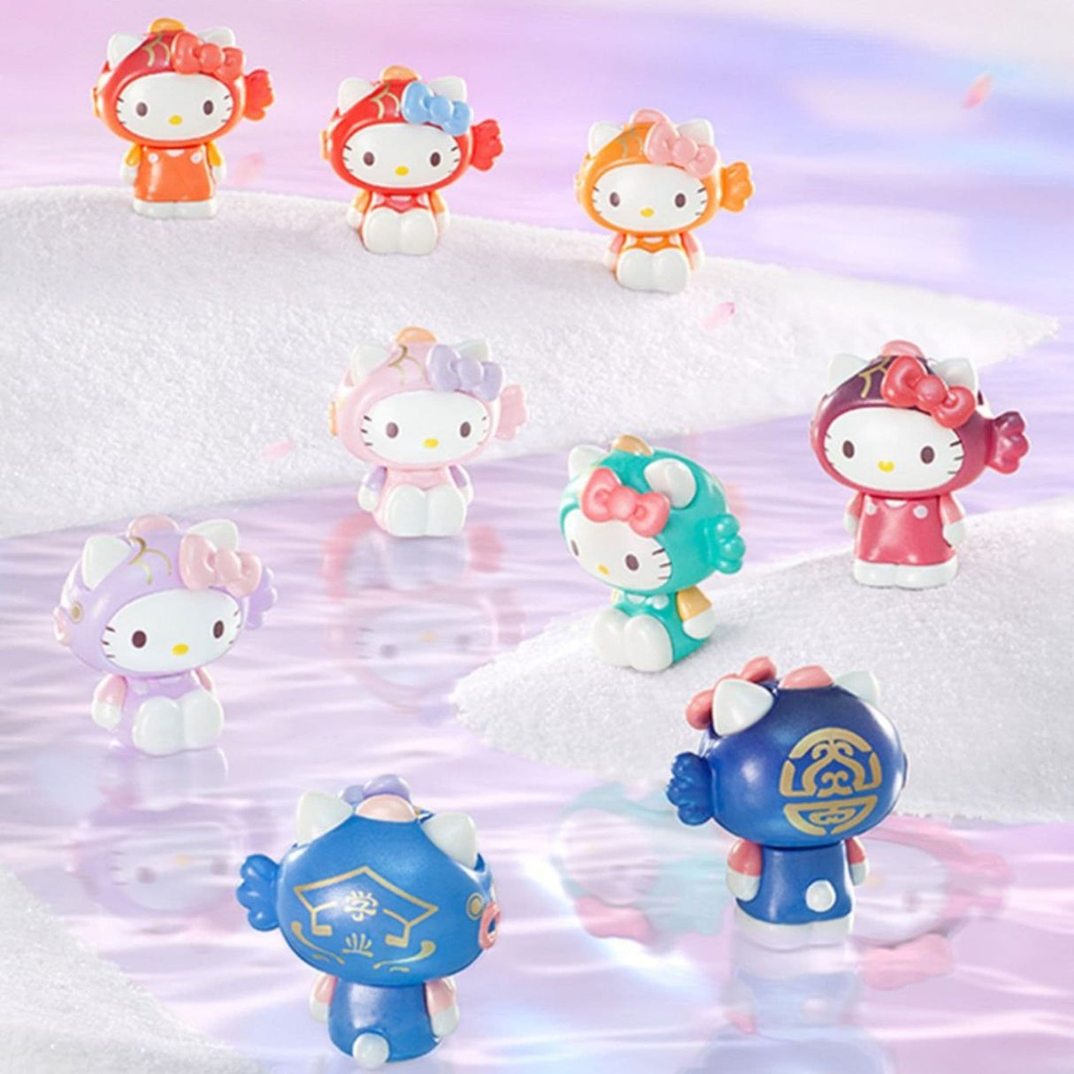 Sanrio - Blind Box Bean Hello Kitty Lucky Koi Series