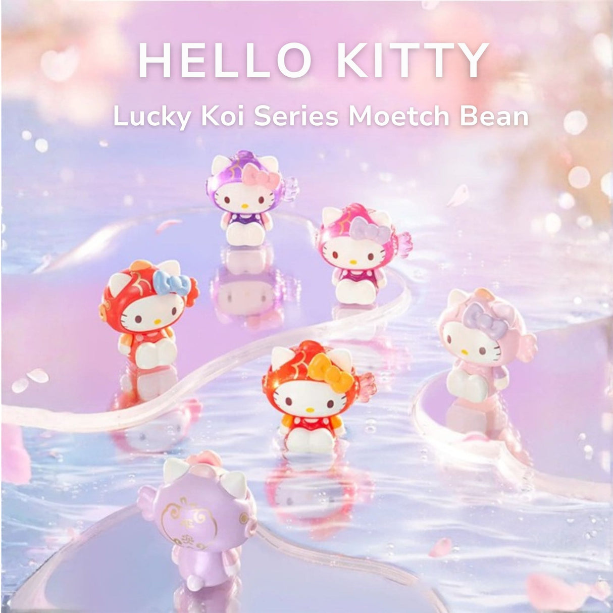 Sanrio - Blind Box Bean Hello Kitty Lucky Koi Series
