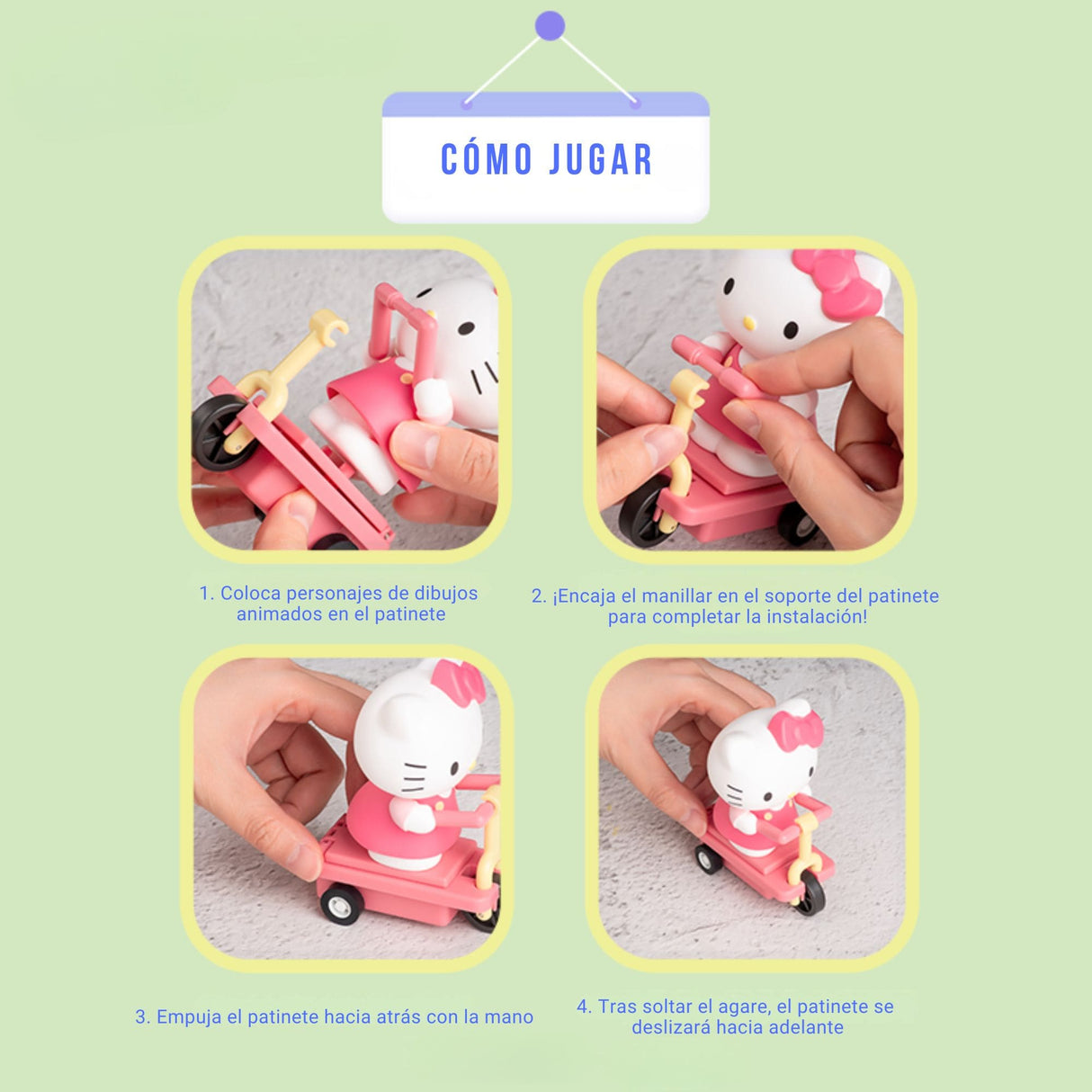 Sanrio - Blind Box Funny Movable Toy Scooter Series