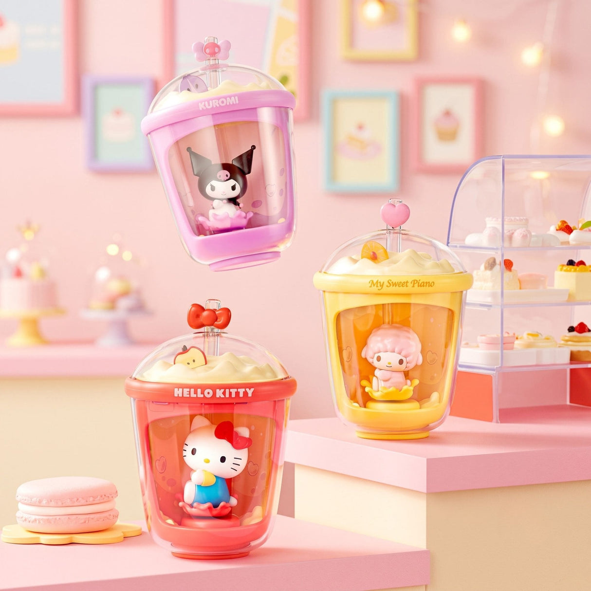Sanrio - Blind Box Light-up Toy Sanrio Characters Milk Tea Cup Series