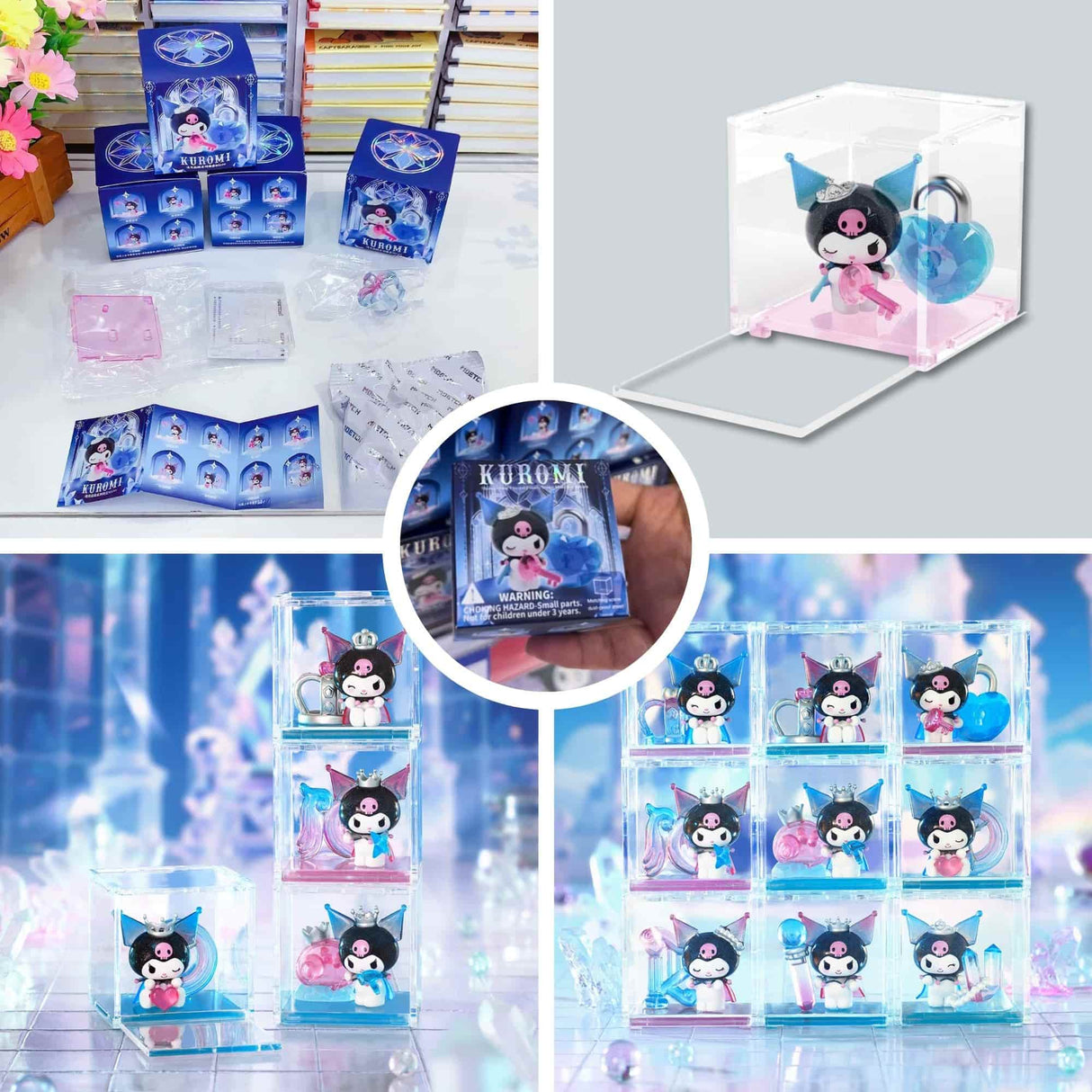 Sanrio - Blind Box Mini Box Kuromi Shimmering Crystal Palace